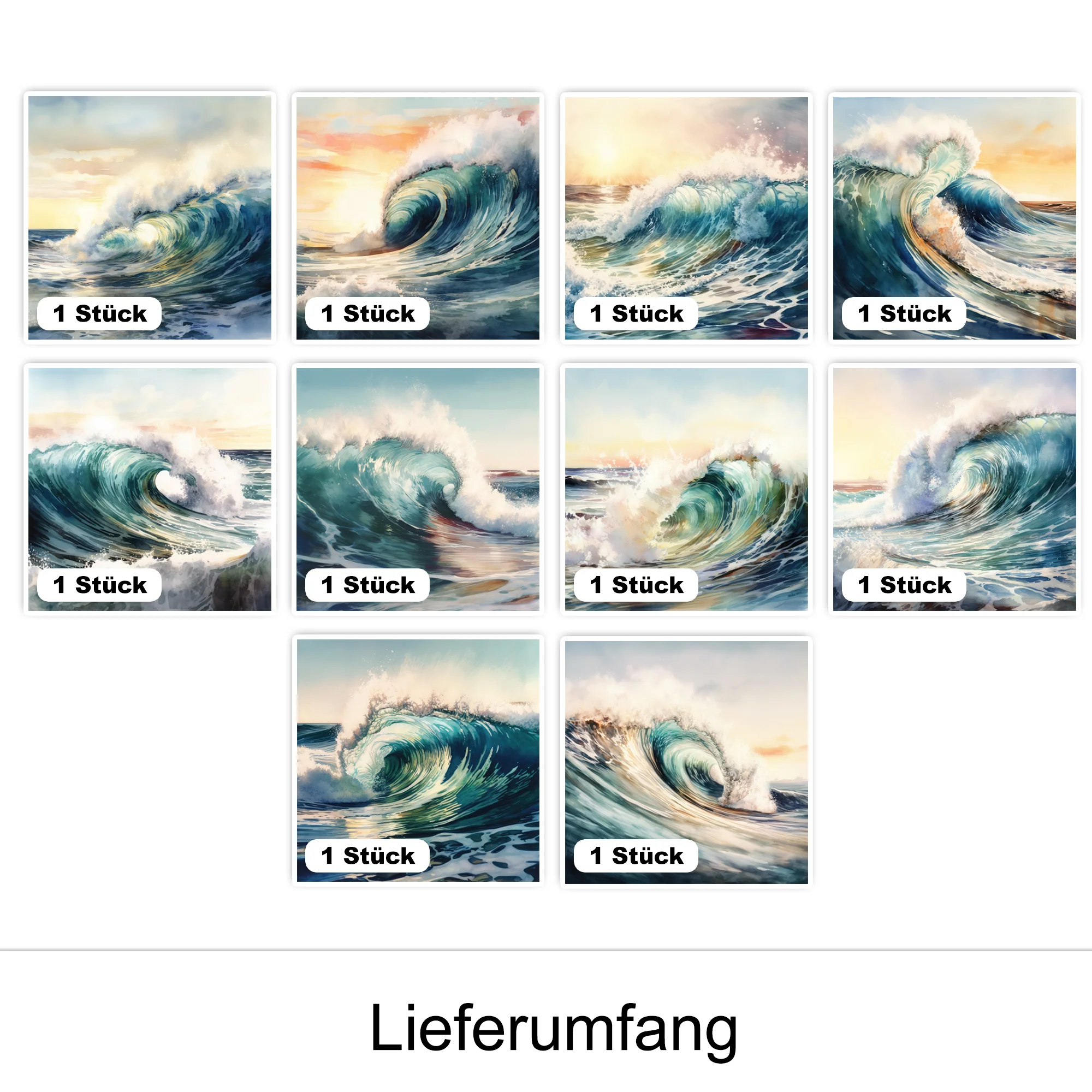 Fliesenaufkleber Welle - Image 2