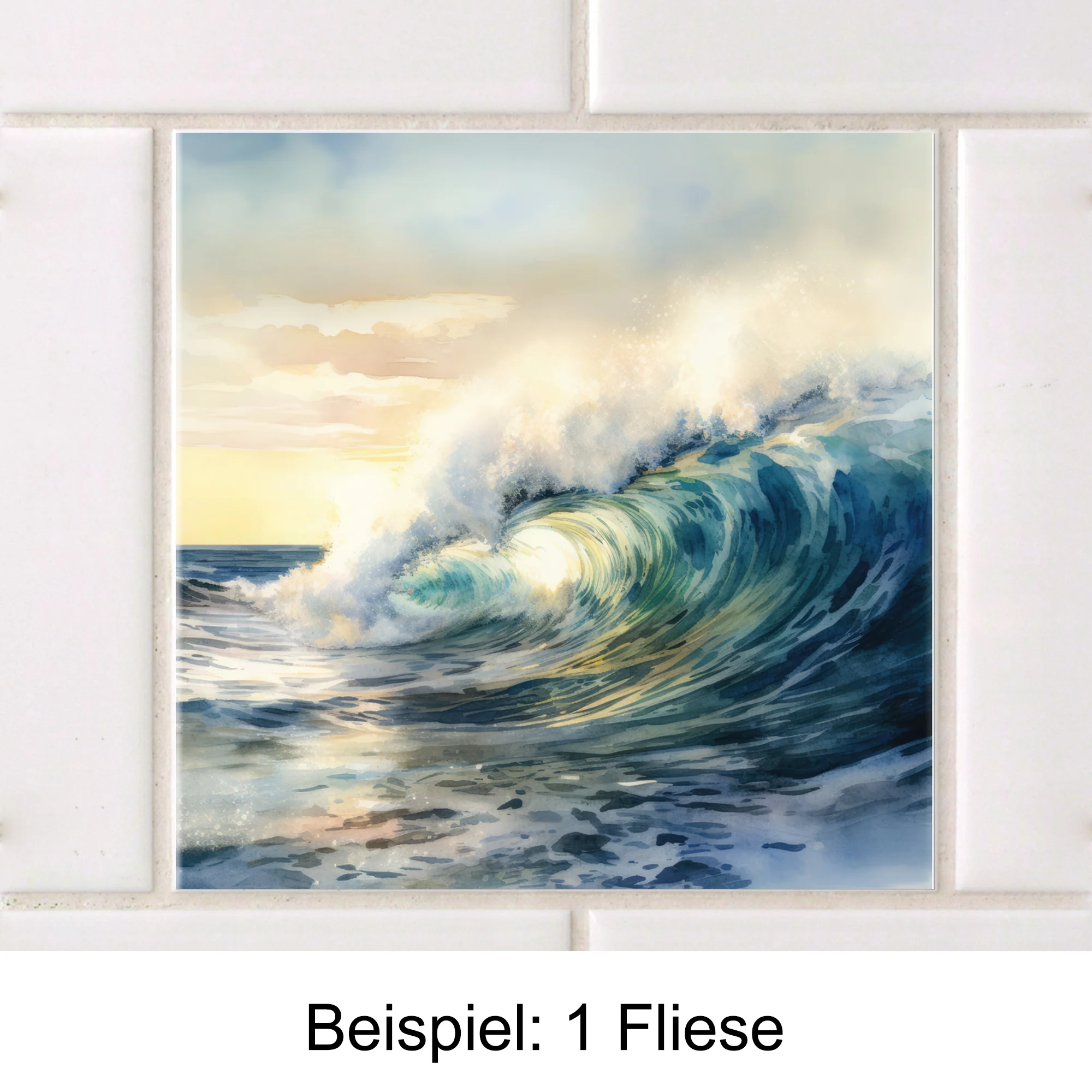 Fliesenaufkleber Welle - Image 3