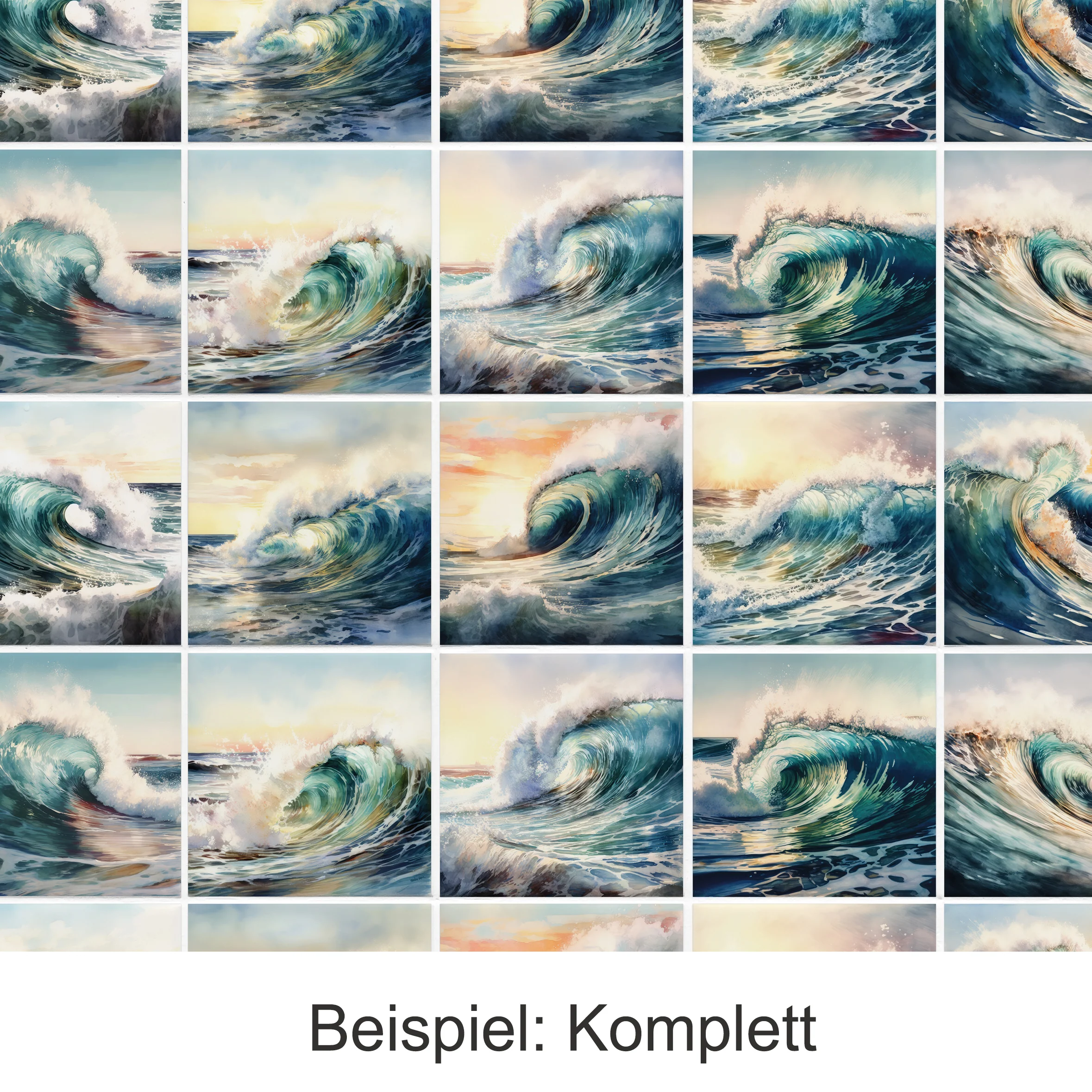 Fliesenaufkleber Welle - Image 5