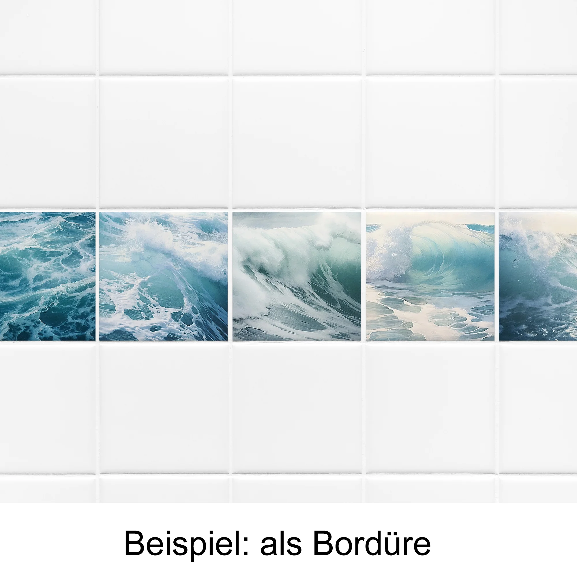 Fliesenaufkleber Wellenmotiv - Image 4