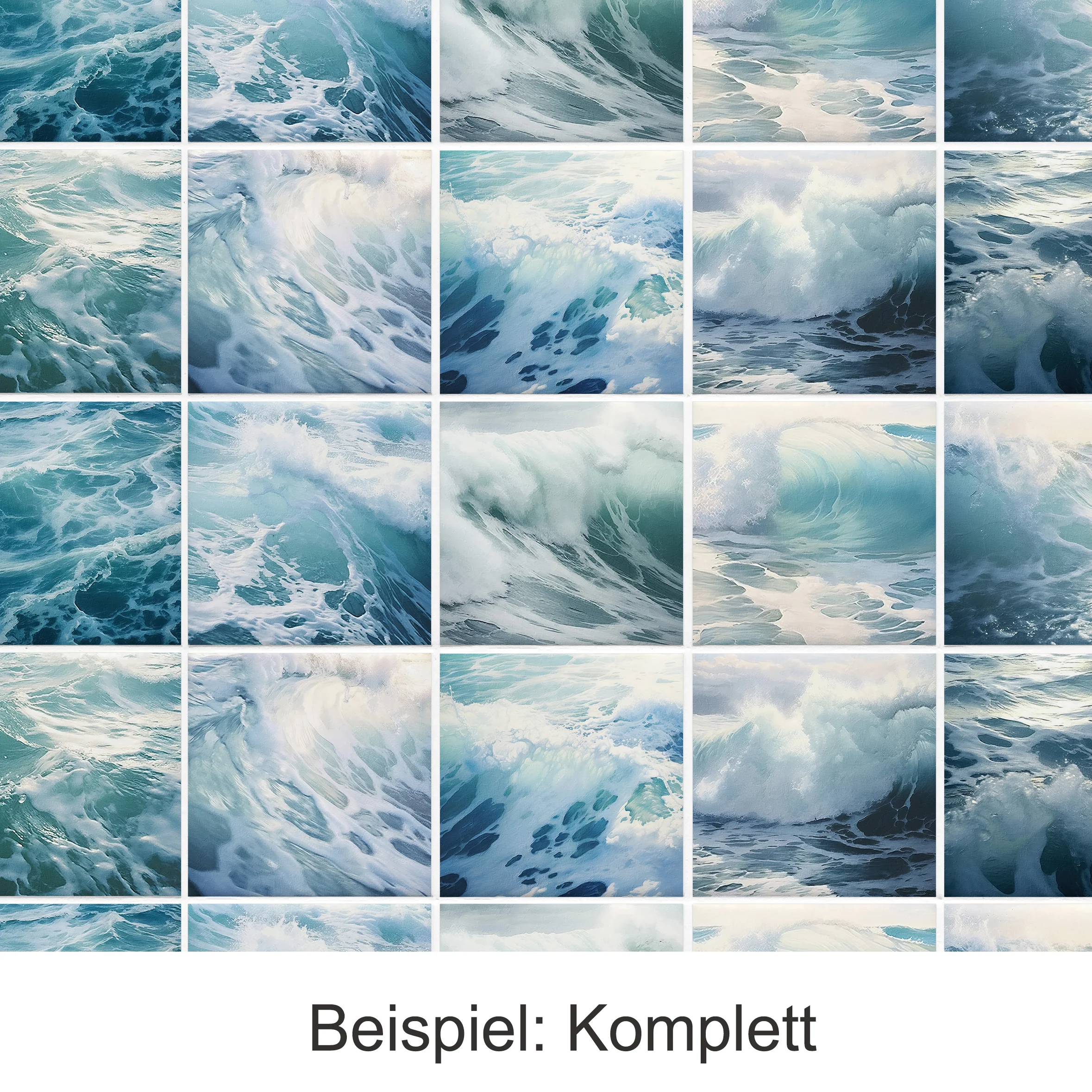 Fliesenaufkleber Wellenmotiv - Image 5