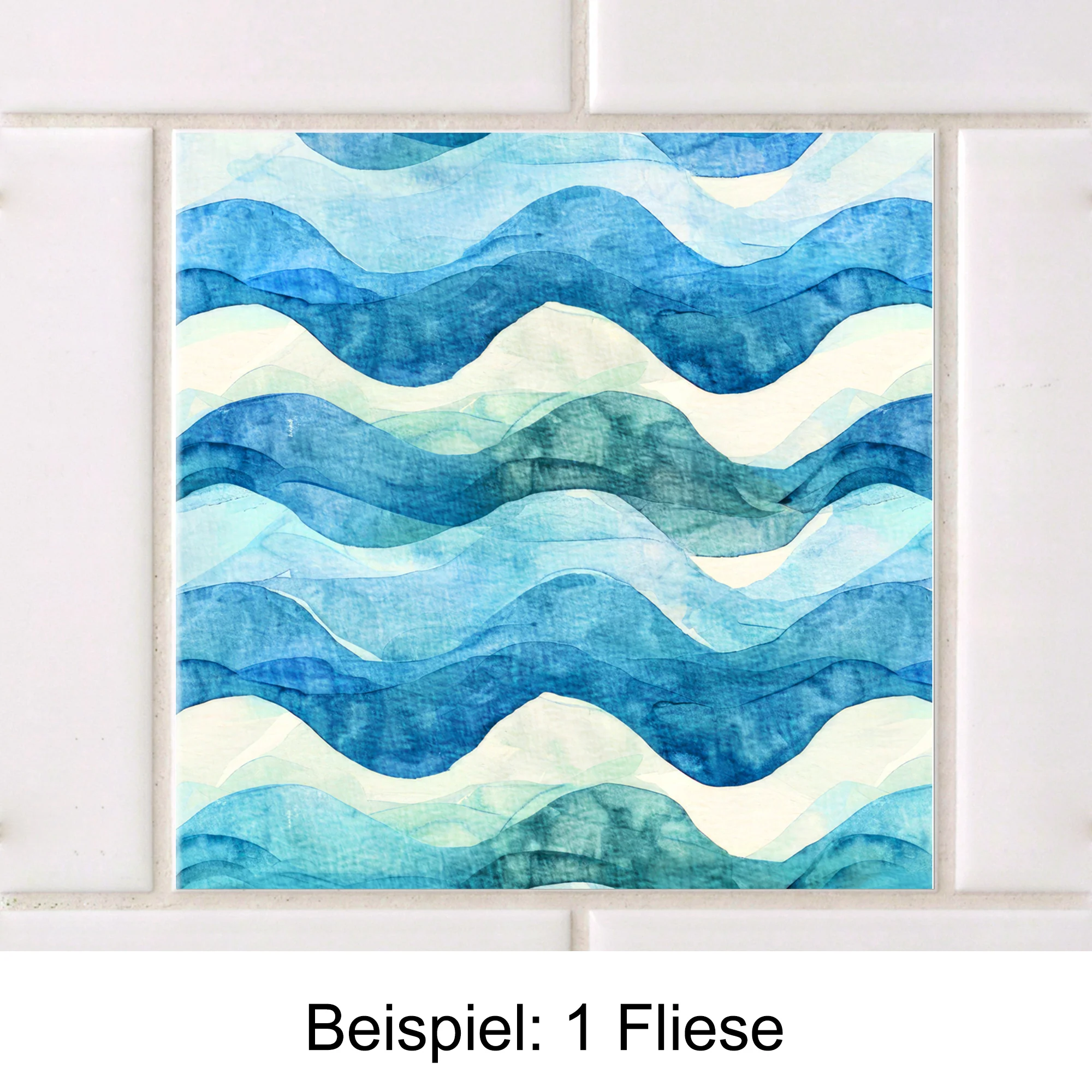 Fliesenaufkleber Wellenmuster - Image 4