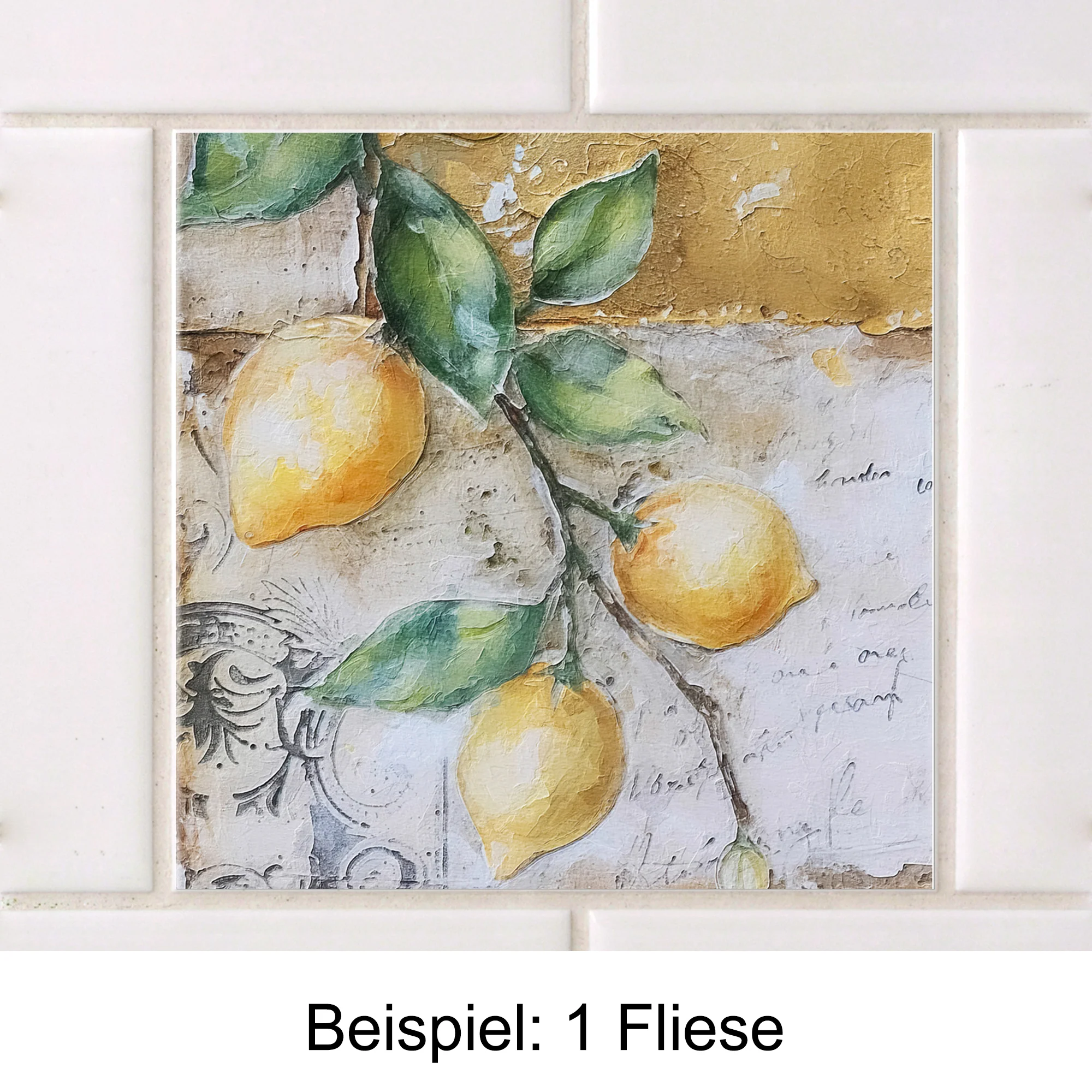 Fliesenaufkleber Zitrusblüten - Image 3