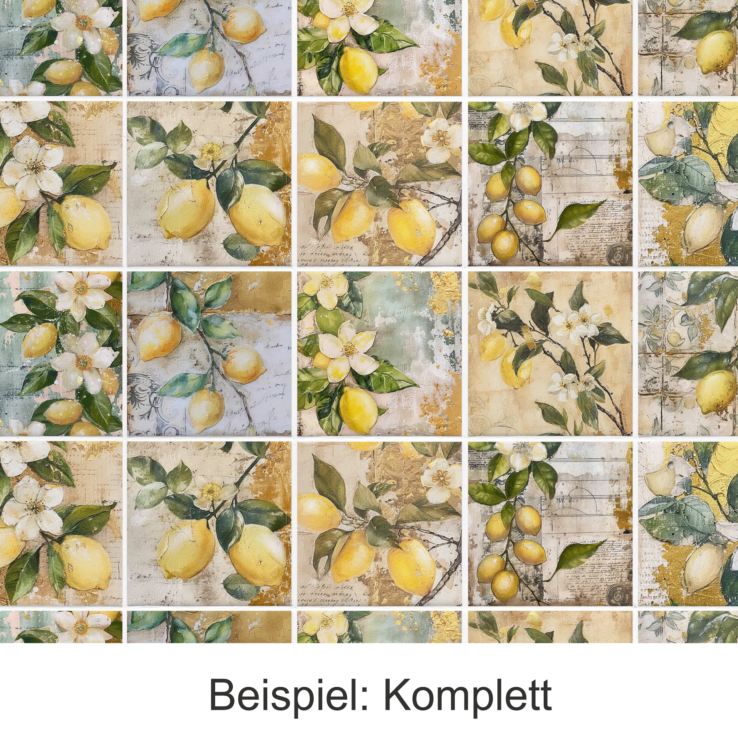 Fliesenaufkleber Zitrusblüten - Image 5