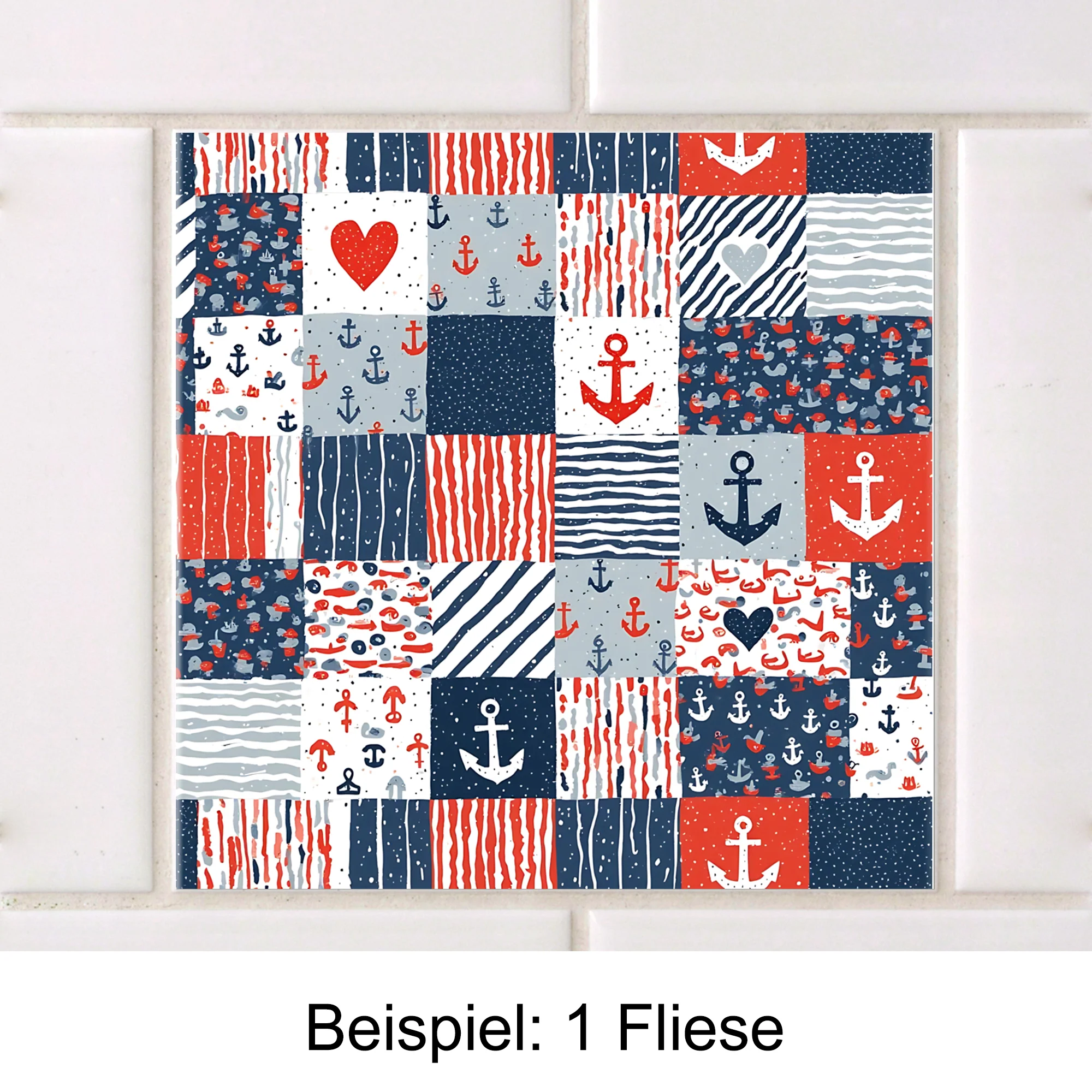 Fliesenfolie Ankerdesign - Image 3