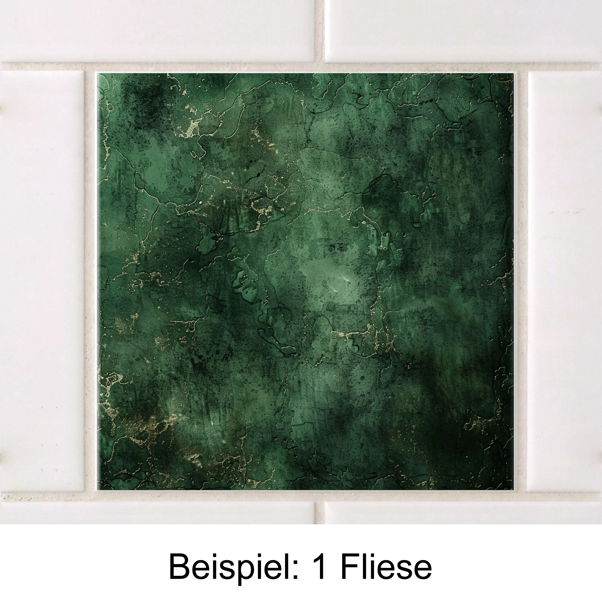 Fliesenfolie Grüner Marmor - Image 3