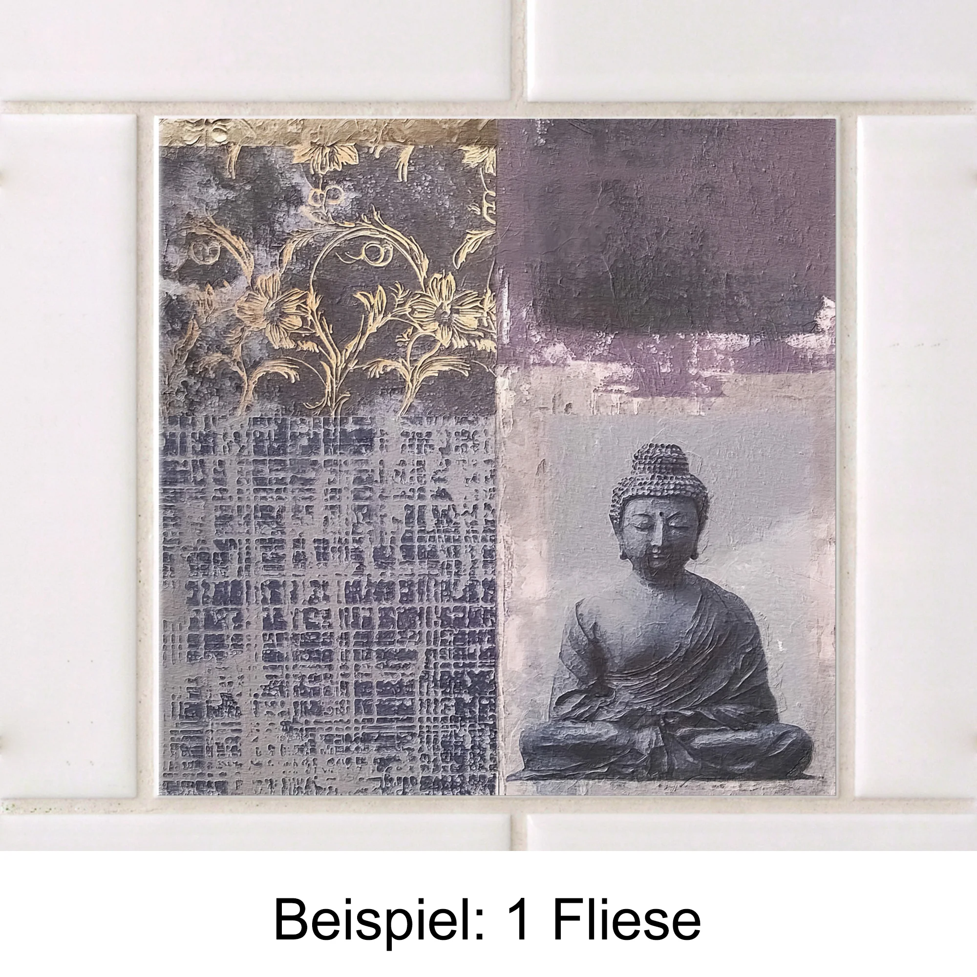 Fliesenaufkleber mit abstraktem Design - Image 3