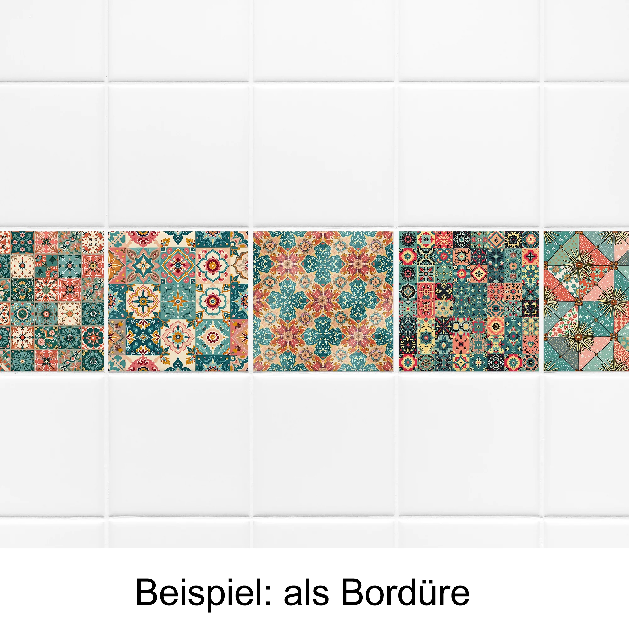 Fliesenfolie mit buntem Mosaik - Image 4