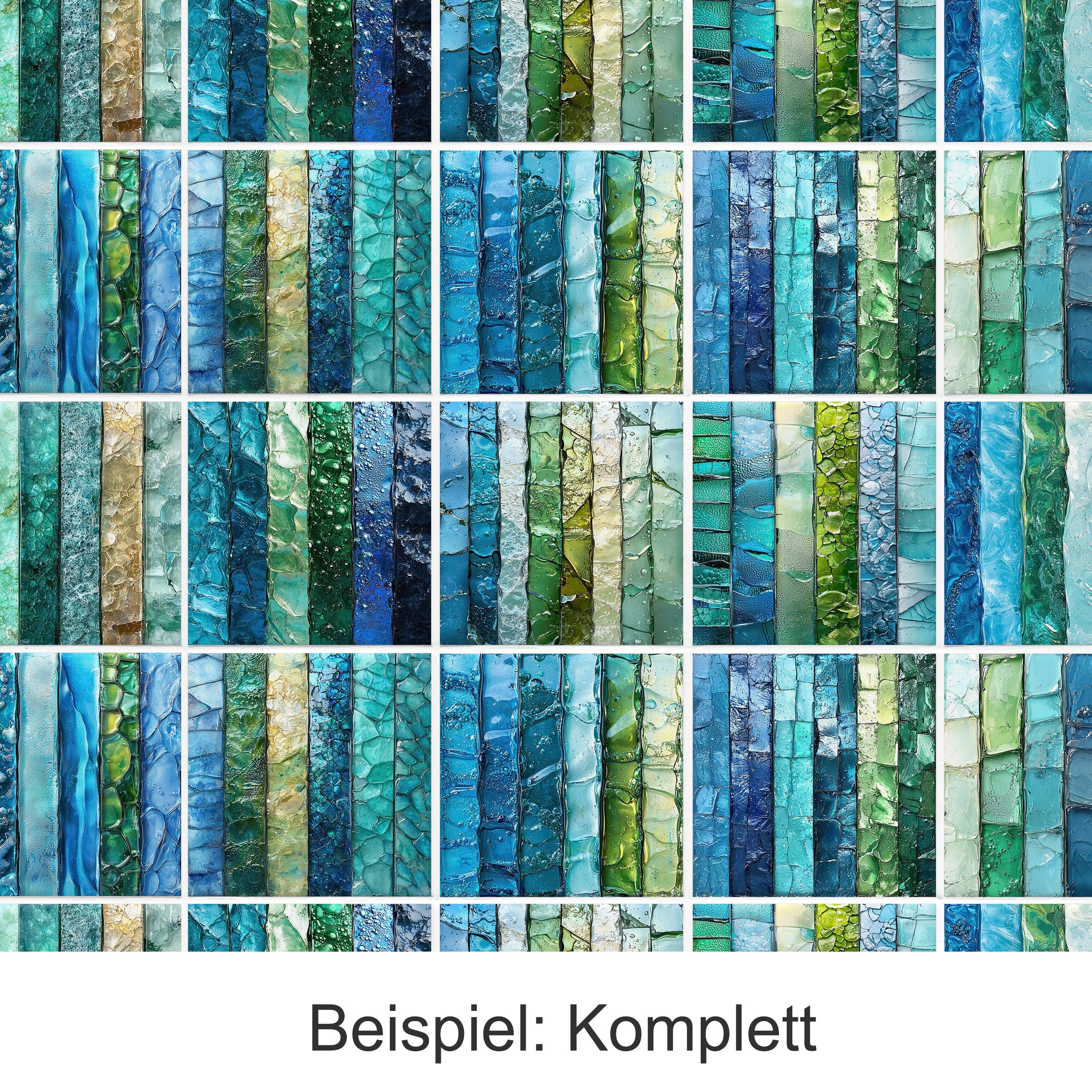 Fliesenaufkleber mit Wasserfarben-Motiv - Image 5