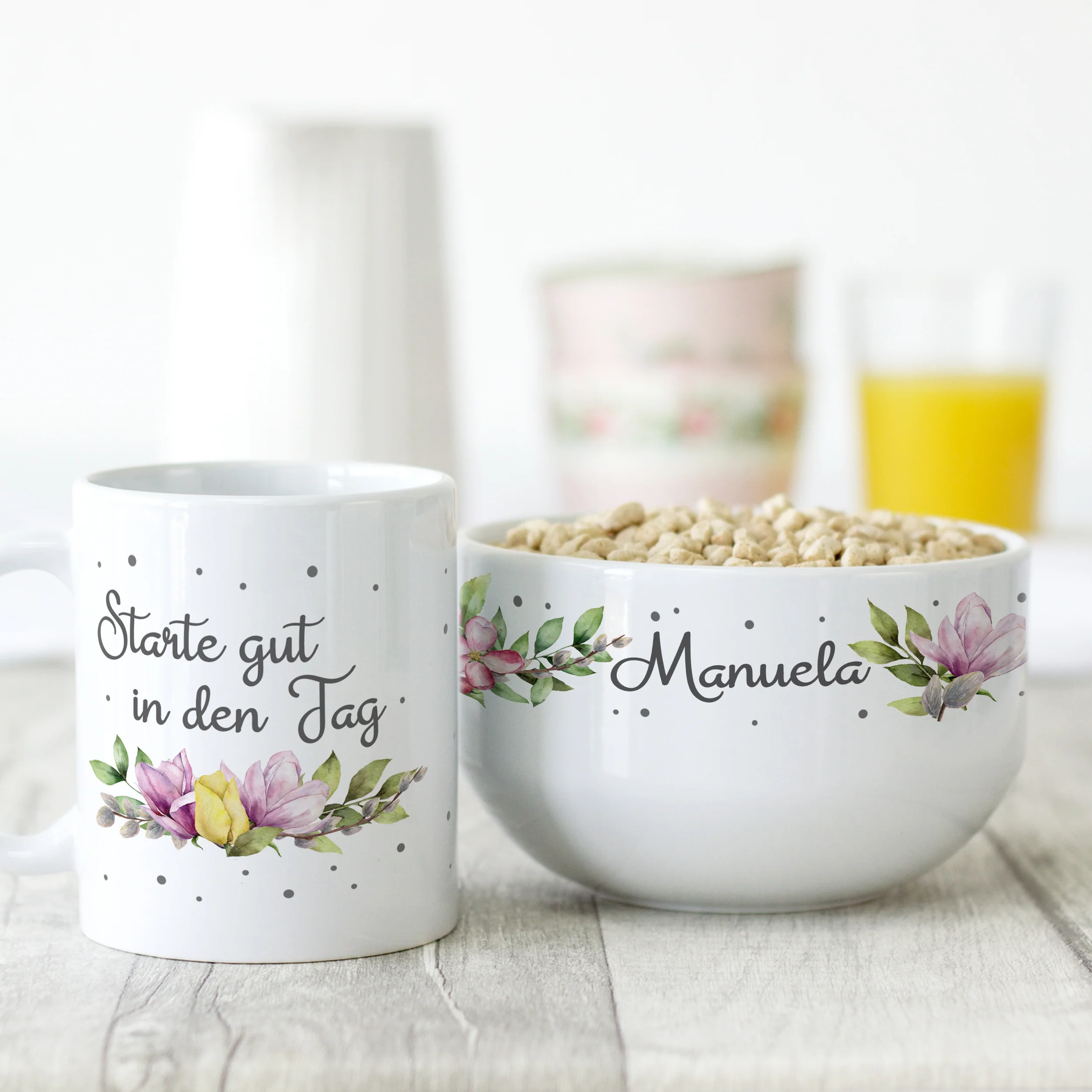 Frühstücksset Blütenzauber - Starte gut in den Tag - Image 2