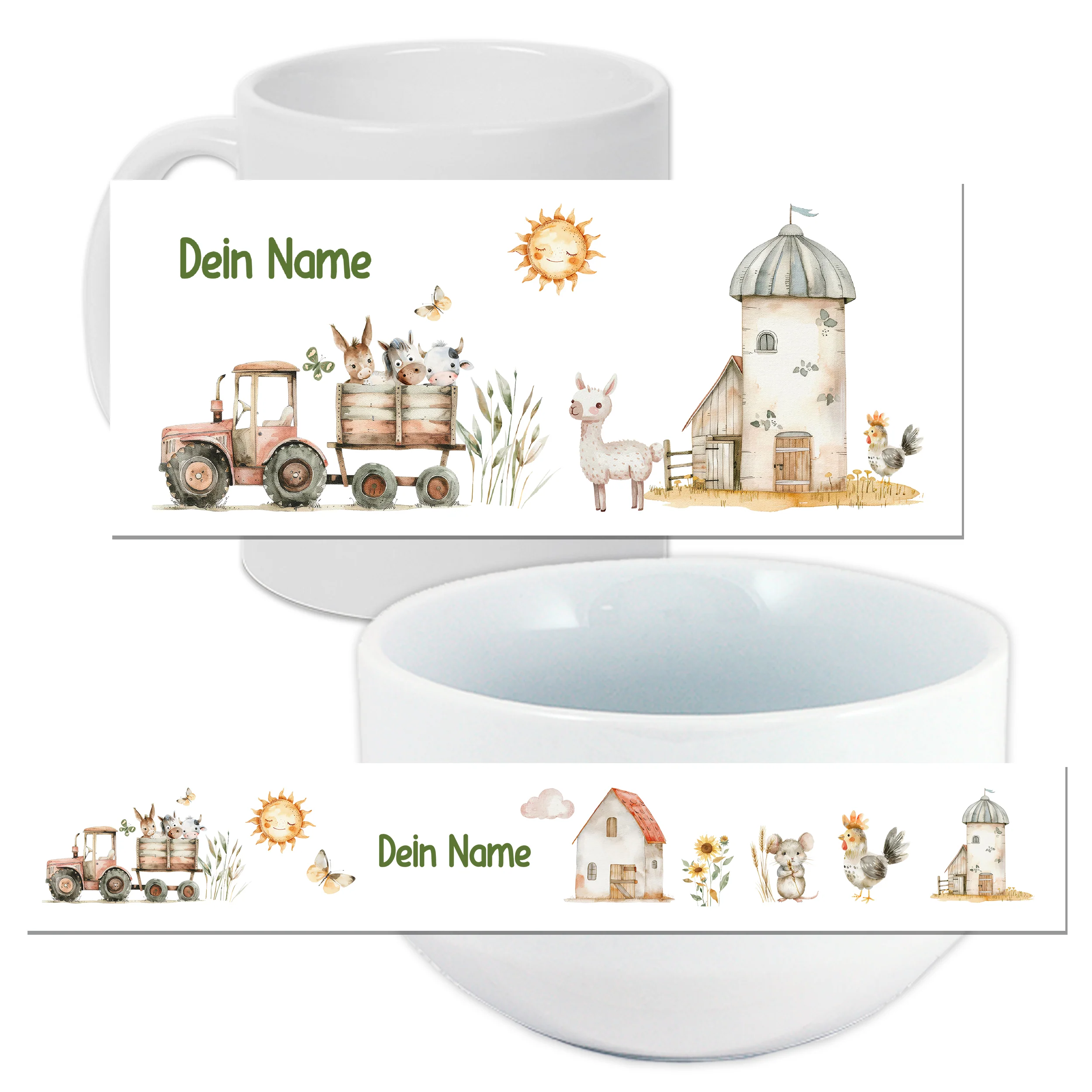 Frühstücksset mit Bauernhoftieren - Image 3