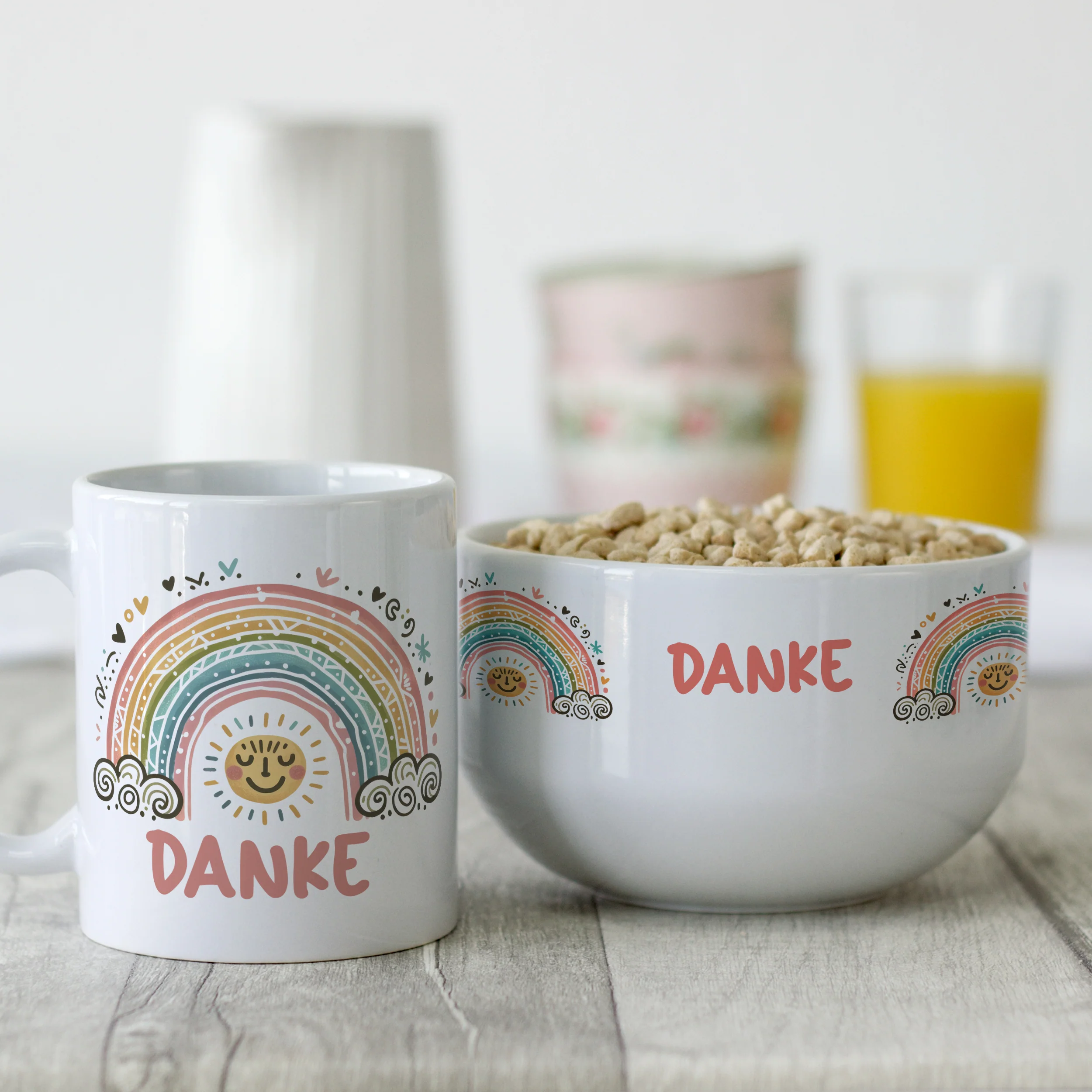 Frühstücksset Regenbogen - Ein fröhlicher Start in den Tag - Image 2