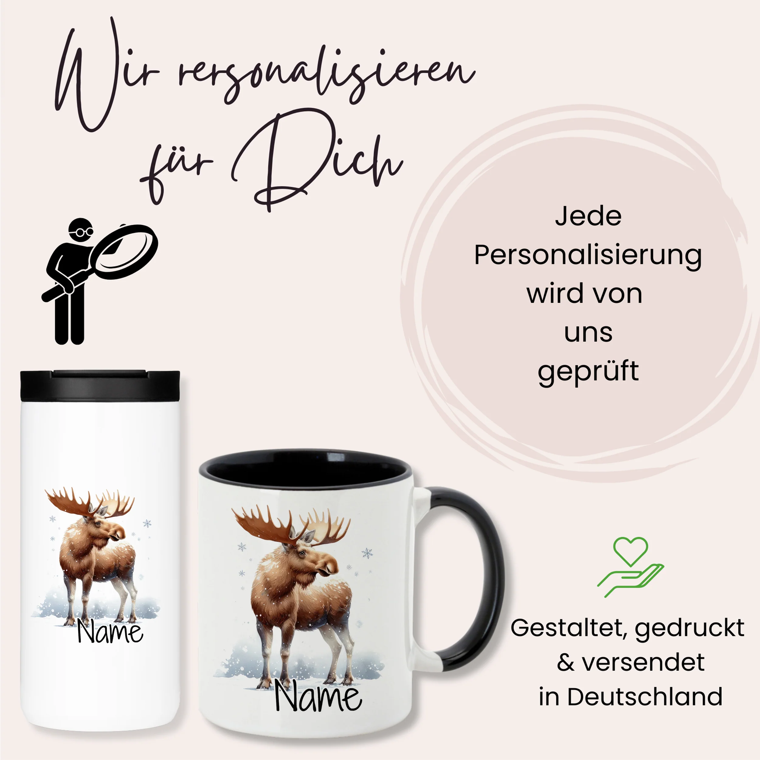 Geschenkset Kaffeebecher mit Tasse - Ein Hauch von Winterzauber - Image 3