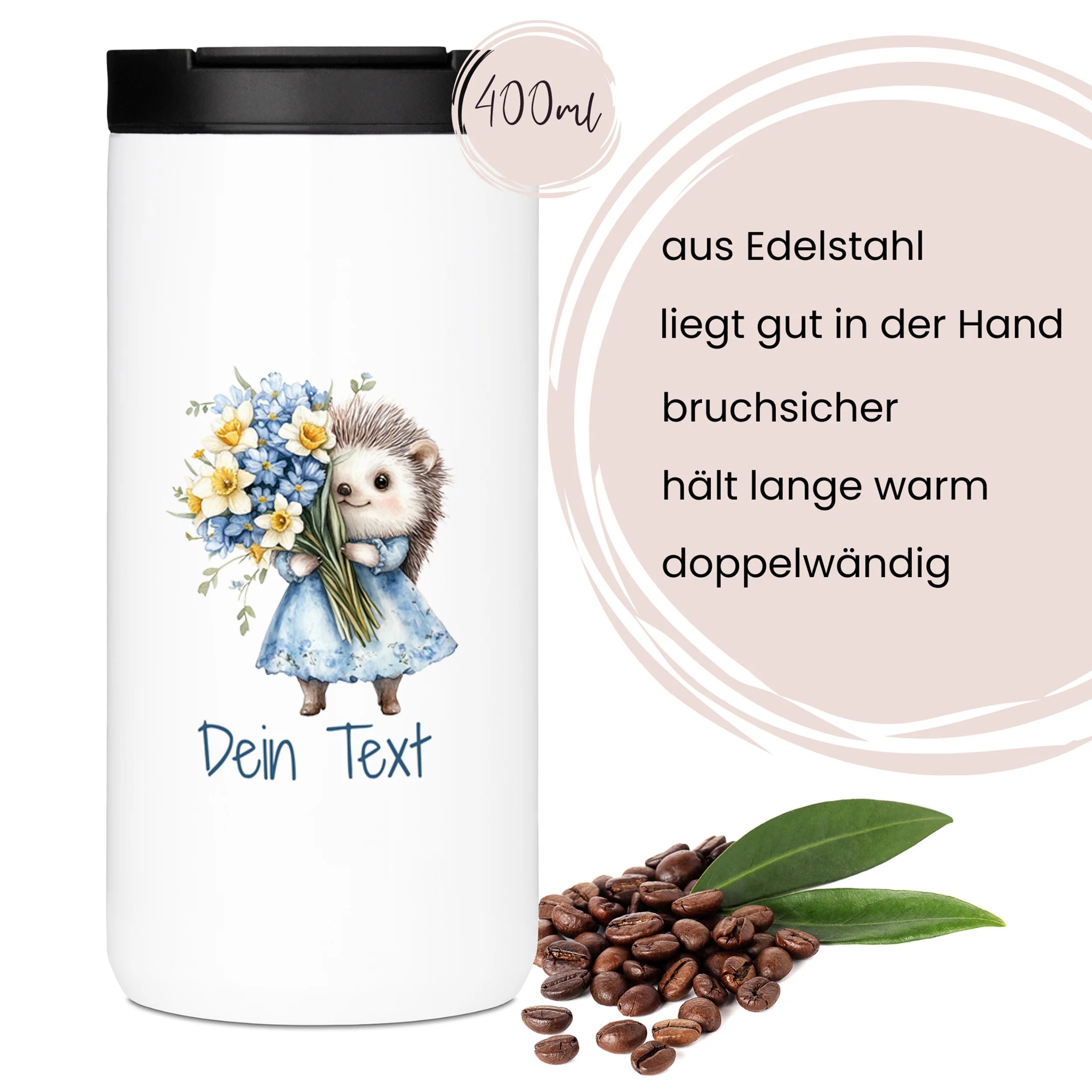 Geschenkset Kaffeebecher mit Tasse - Ein Lächeln für jeden Tag - Image 4