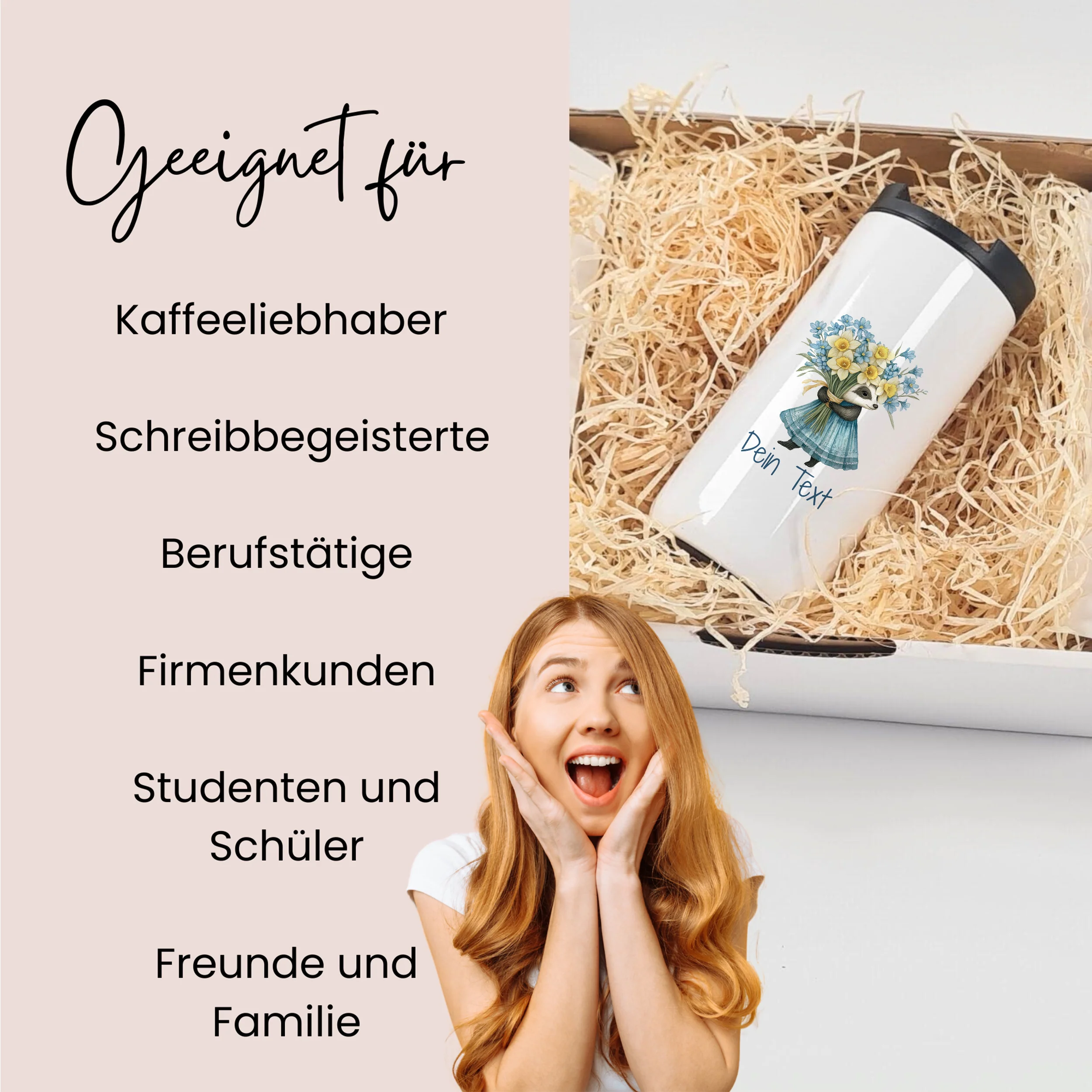 Geschenkset Kaffeebecher mit Tasse - Freude verschenken - Image 5