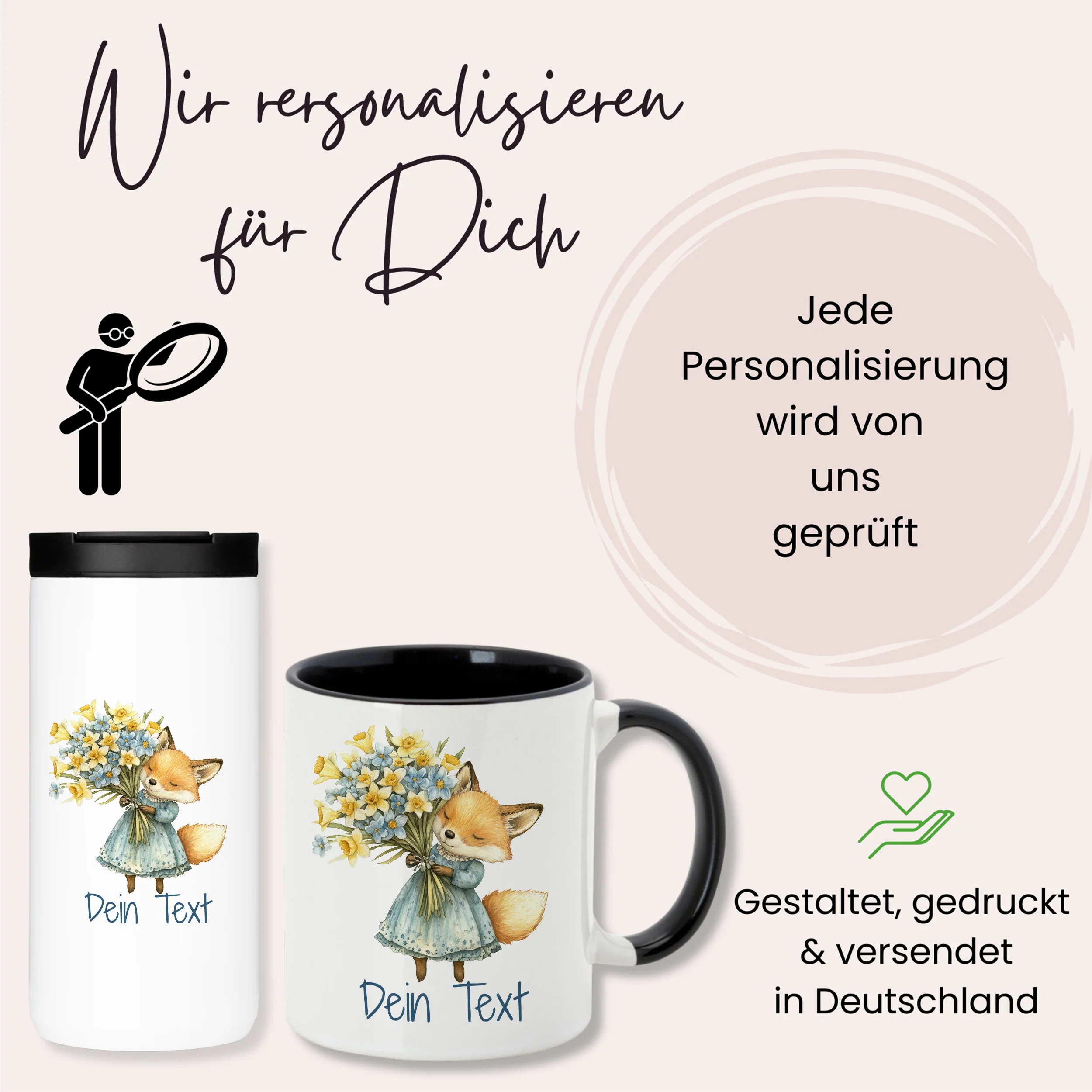 Geschenkset Kaffeebecher mit Tasse - Für Tierliebhaber - Image 4