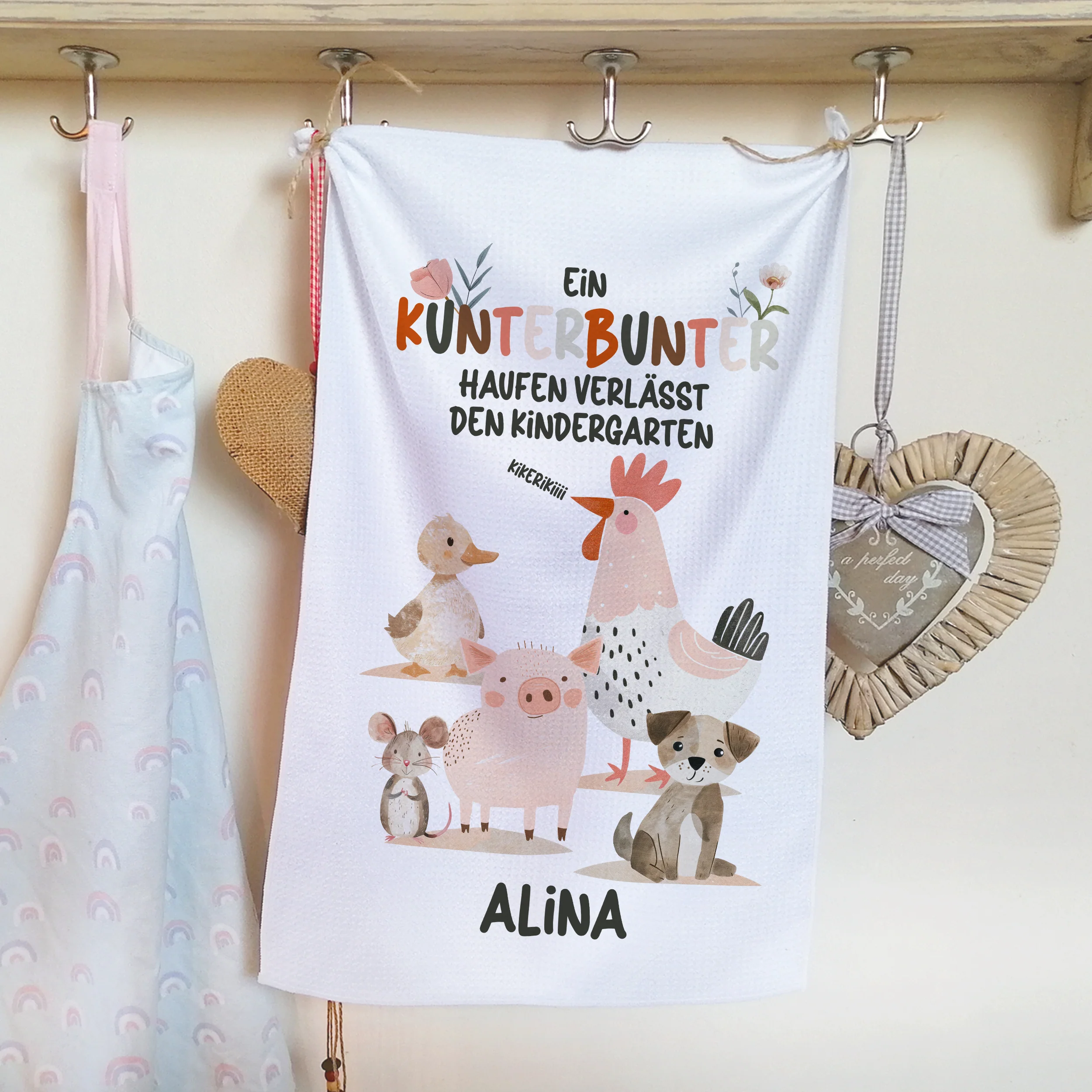 Geschirrtuch Kunterbunt - Ein fröhlicher Abschied aus dem Kindergarten - Image 3
