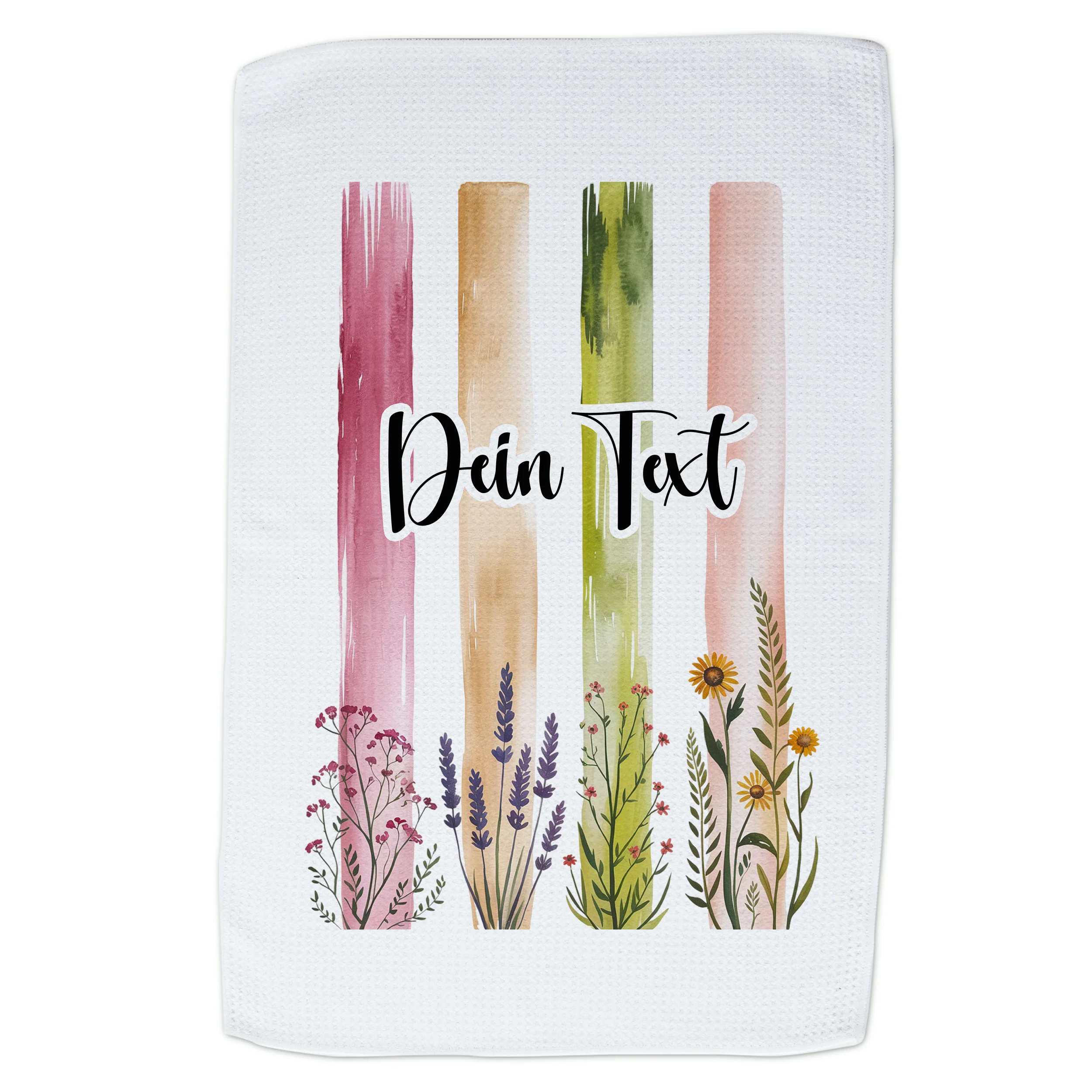 Geschirrtuch mit Blumenmotiv - Image 3