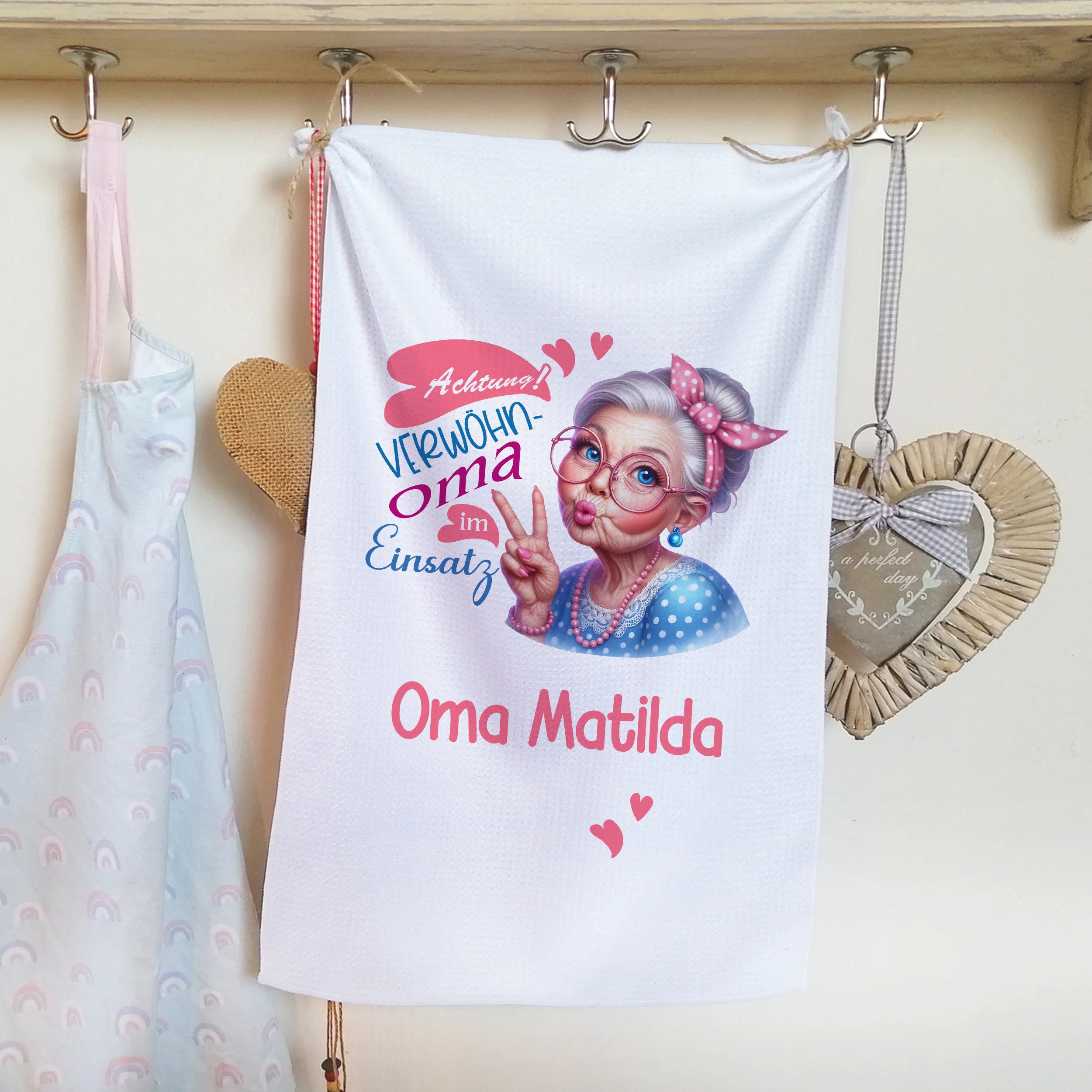 Geschirrtuch mit Oma Motiv - Für ein Lächeln in deiner Küche - Image 3