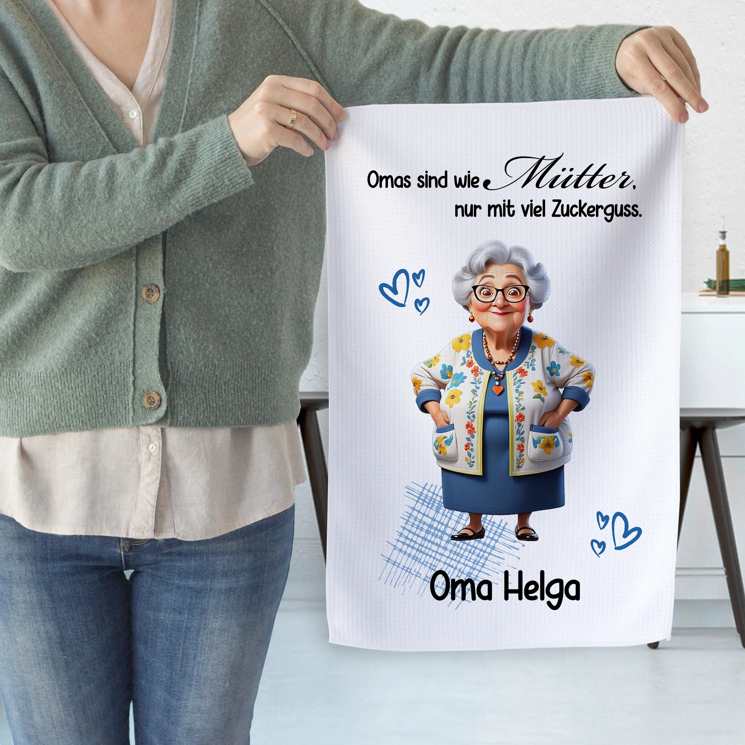 Geschirrtuch Oma mit Spruch - Image 2