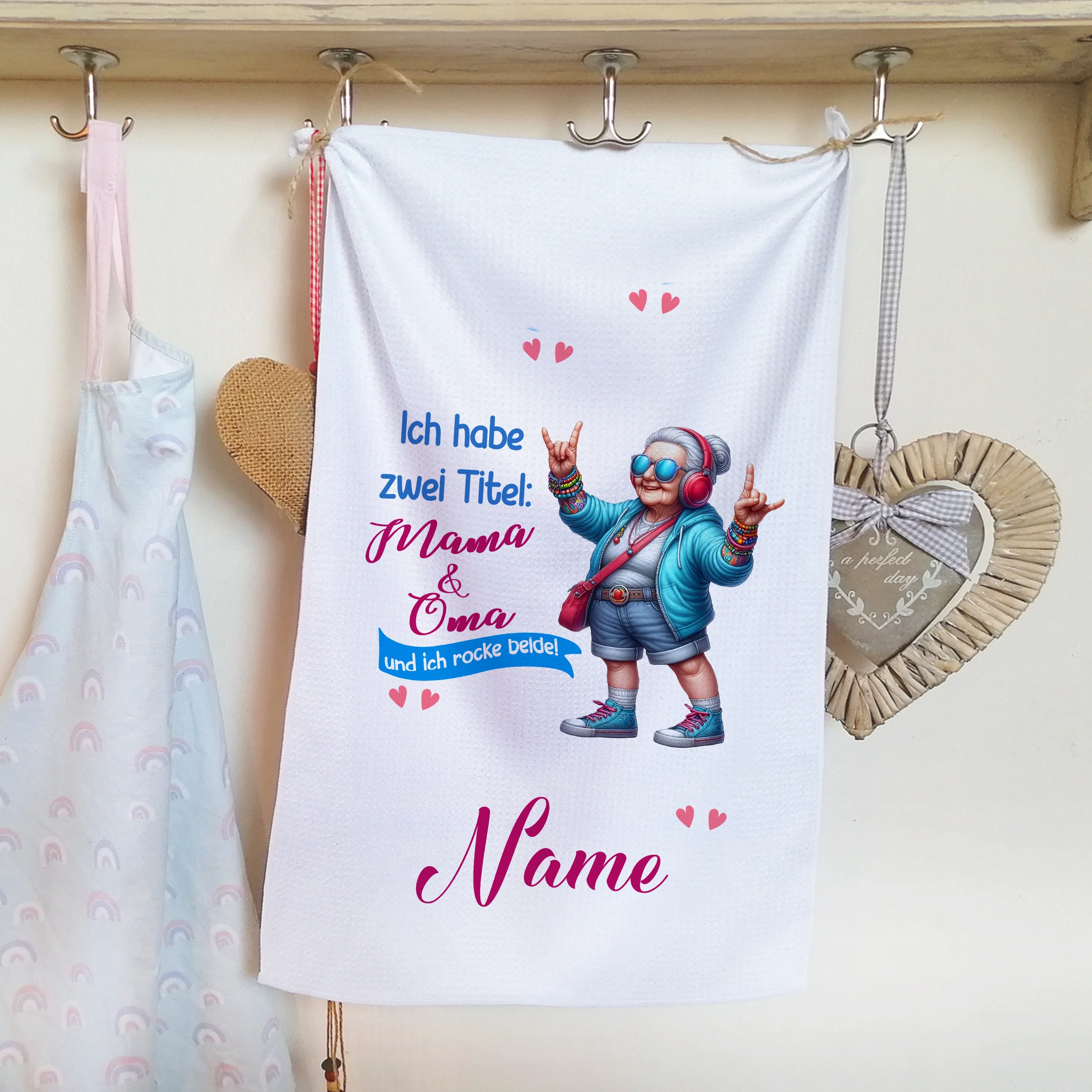 Geschirrtuch Oma & Mama - Für die rockige Küchenheldin - Image 3