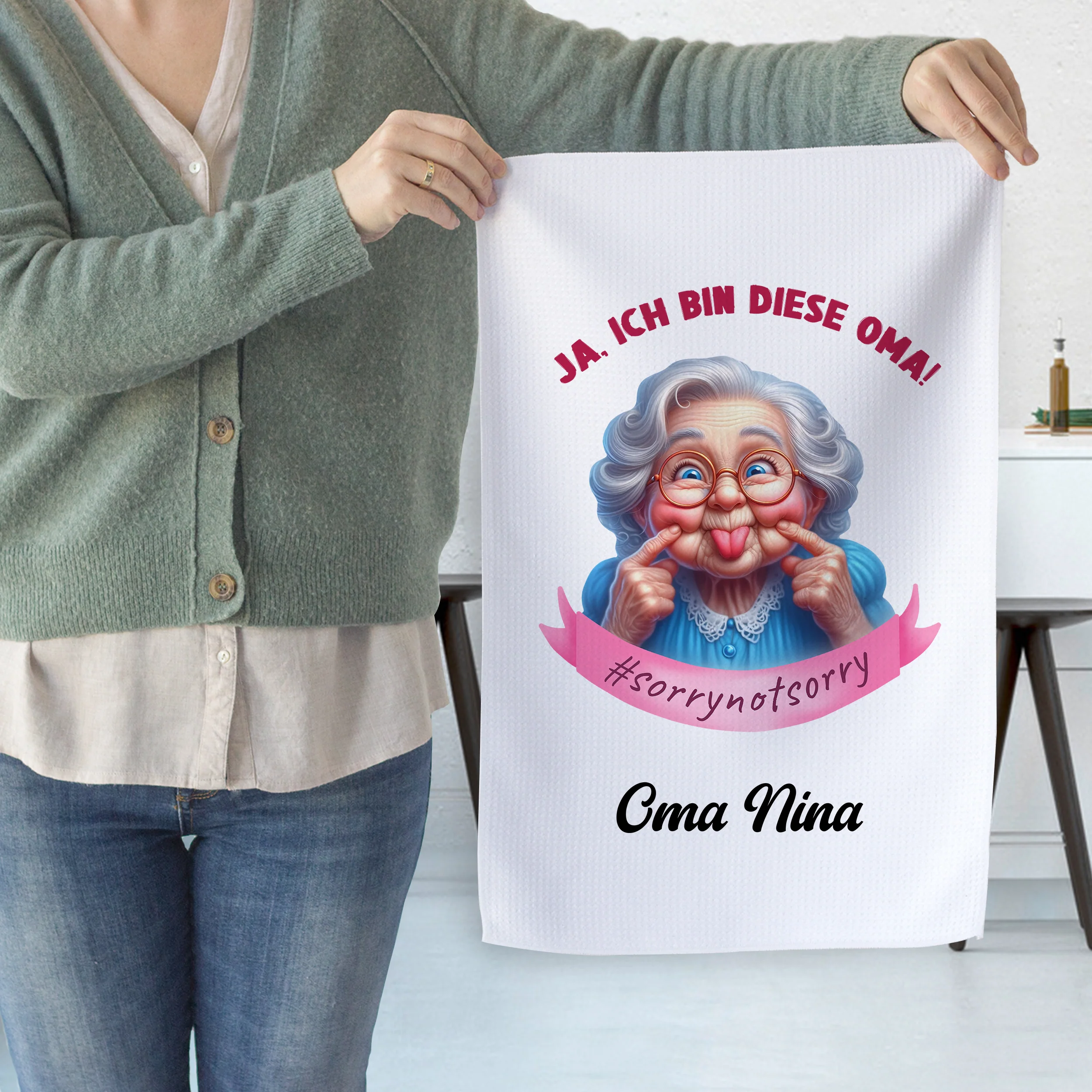 Geschirrtuch Oma - Für ein Lächeln in der Küche - Image 2