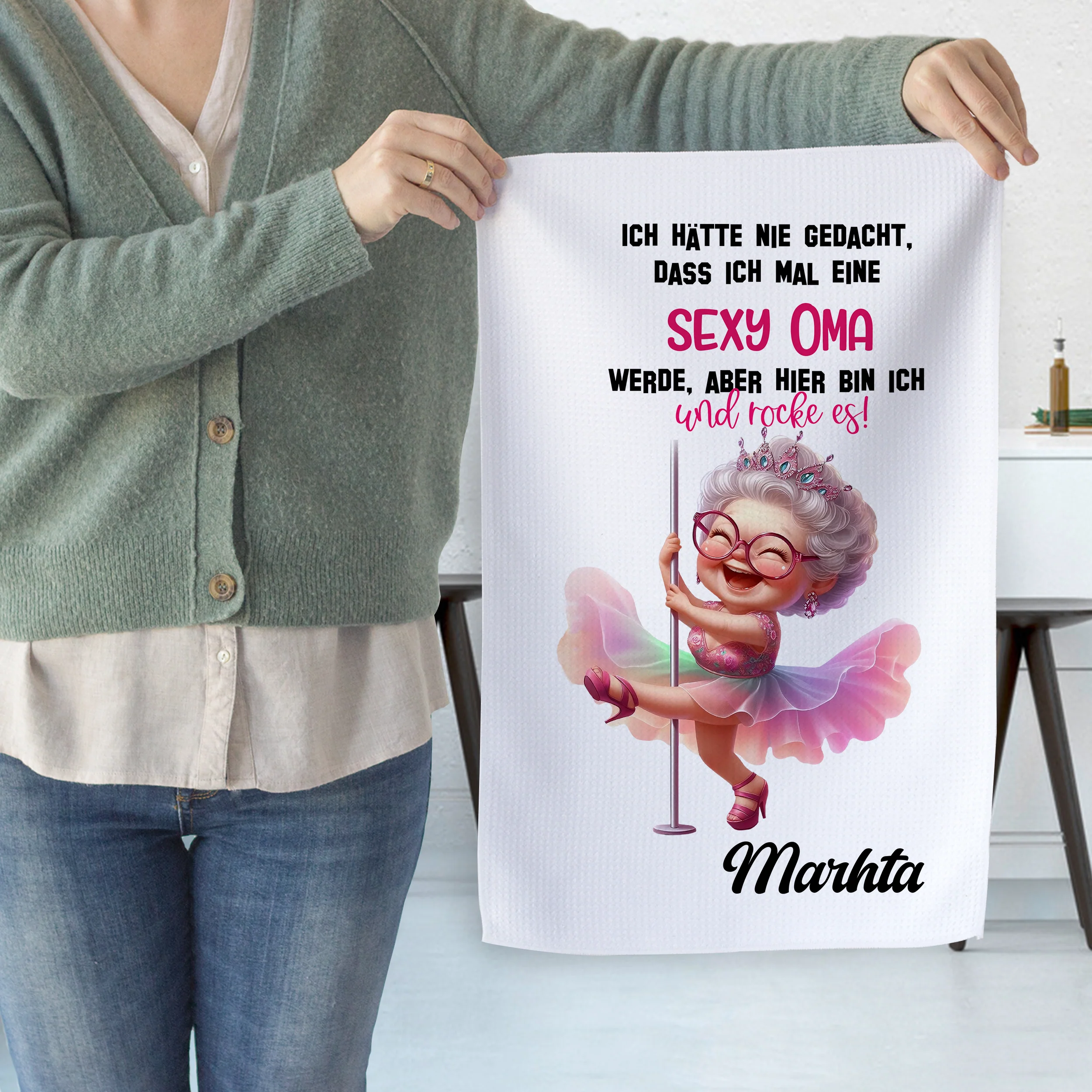 Geschirrtuch Sexy Oma - Für einen humorvollen Alltag - Image 2