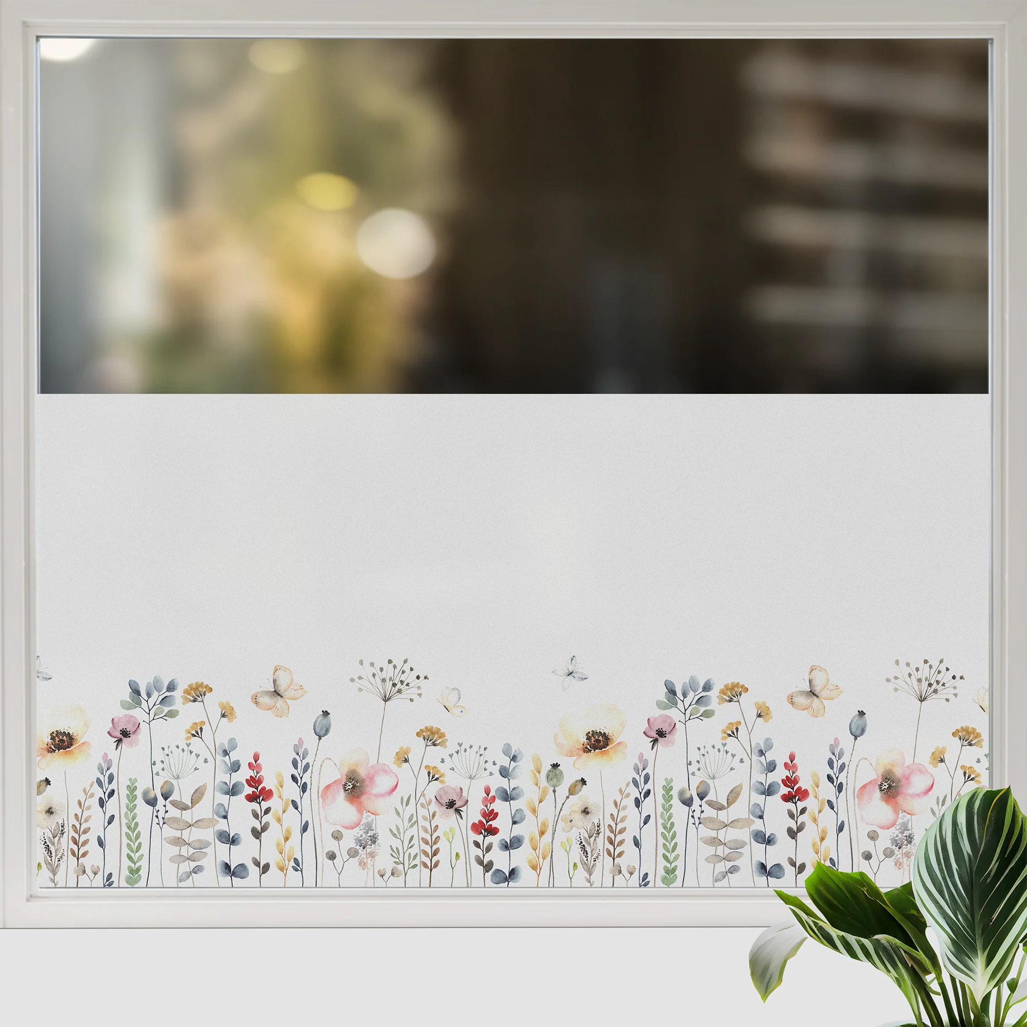 Fensterfolie Blumenwiese - Image 3