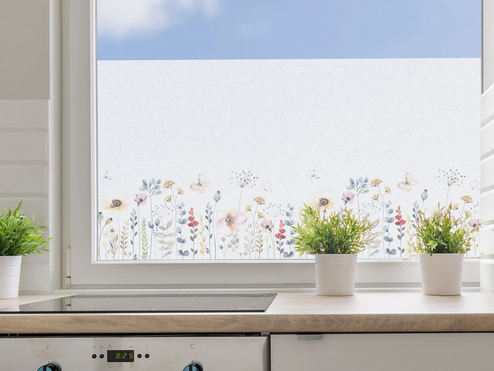 Fensterfolie Blumenwiese - Image 5