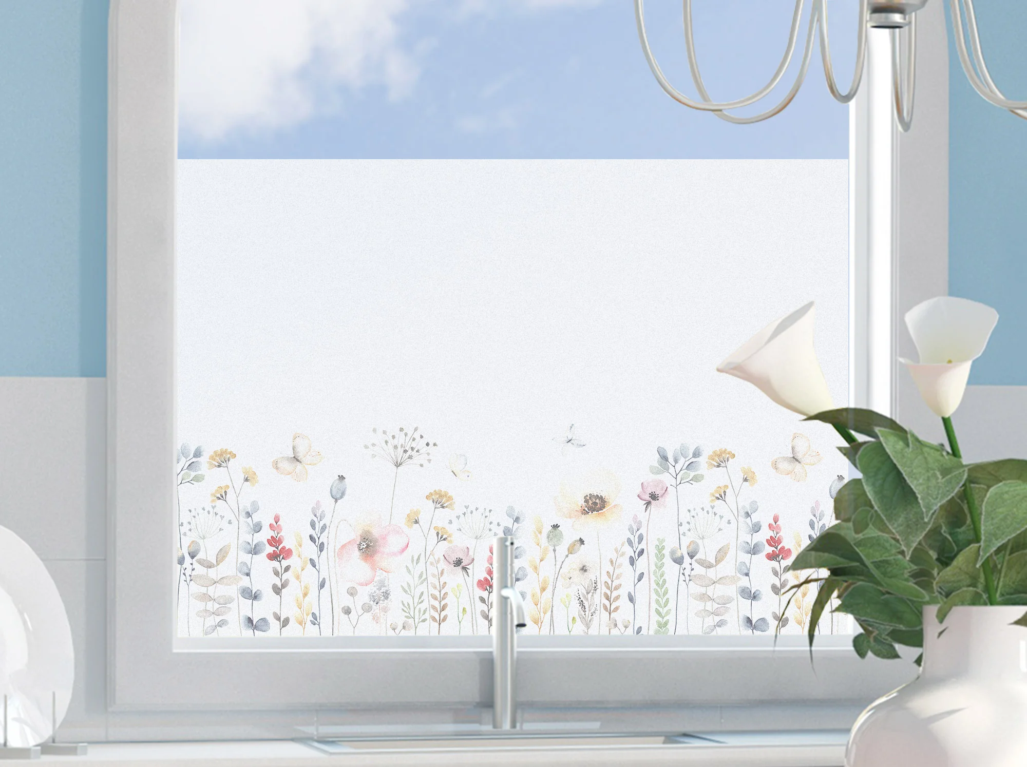 Fensterfolie Blumenwiese - Image 7