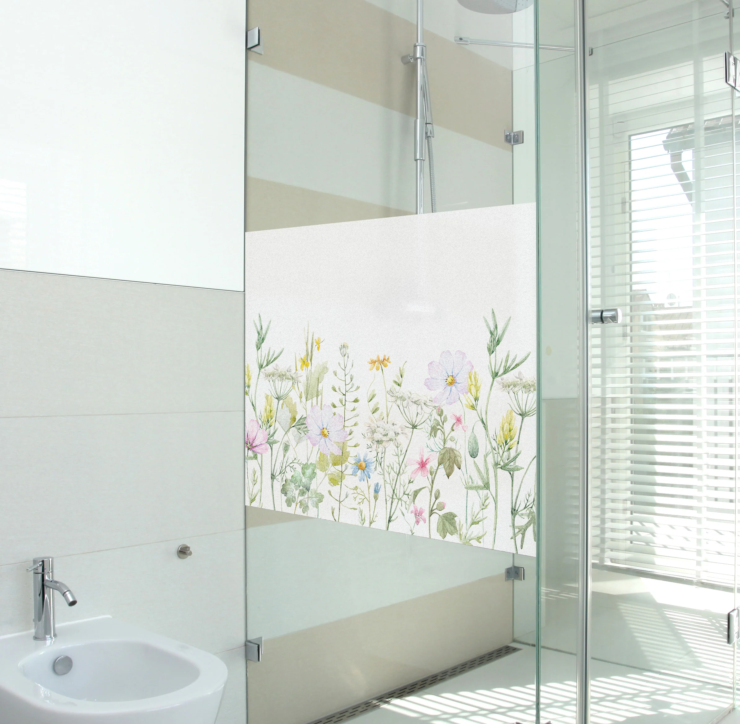 Fensterfolie Blumenwiese - Image 3