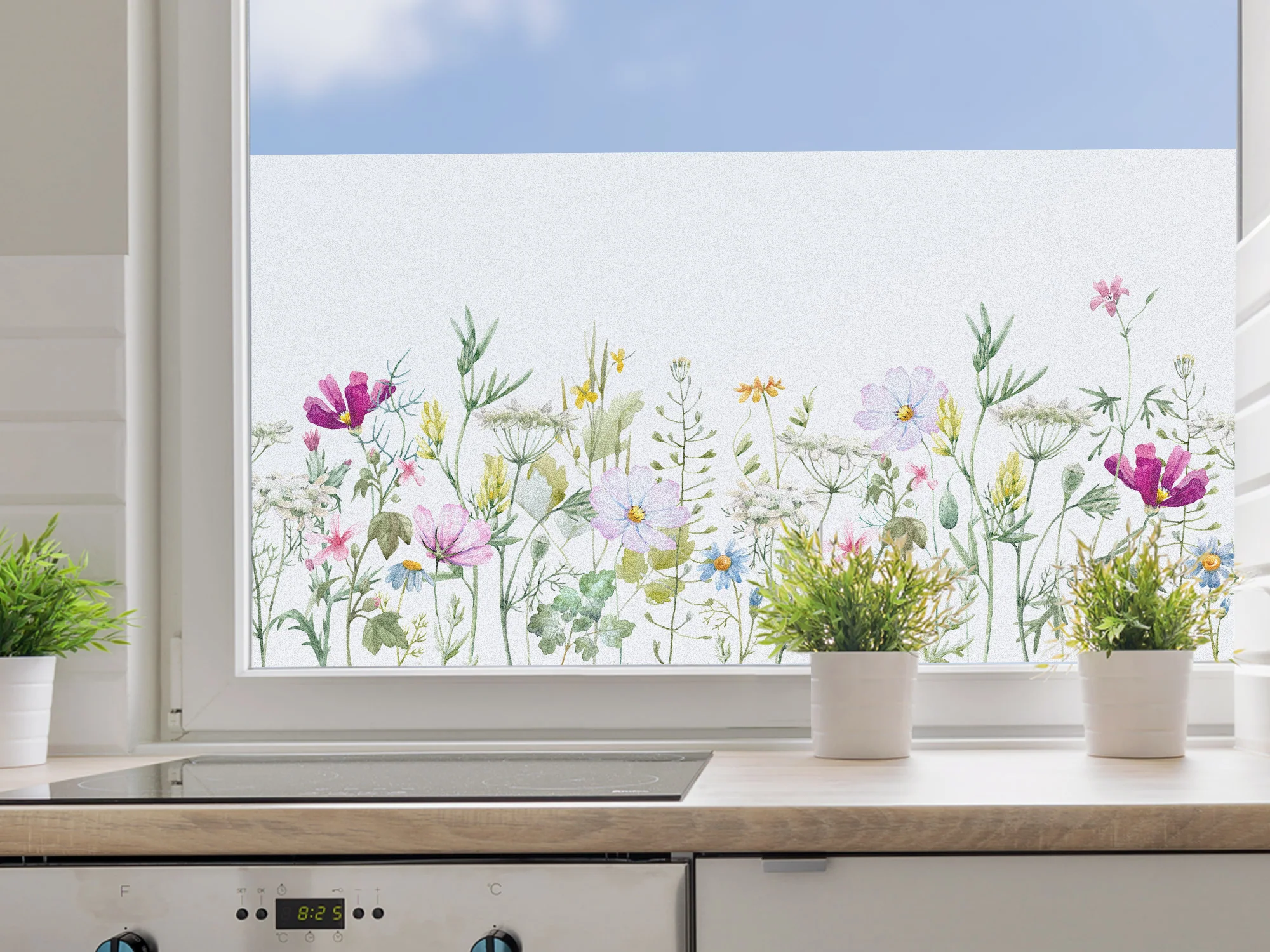 Fensterfolie Blumenwiese - Image 4