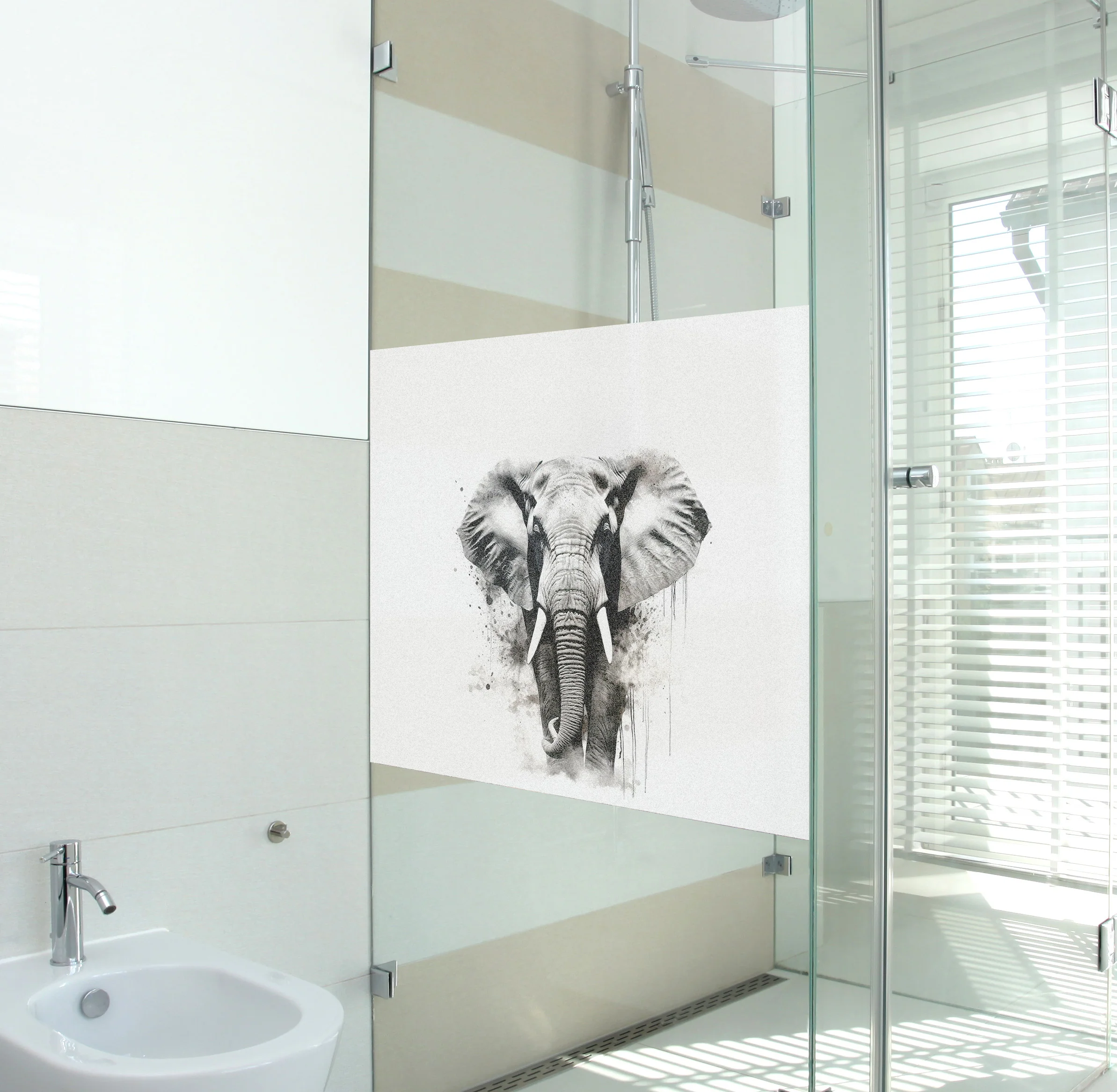 Fensterfolie Elefant - Image 2