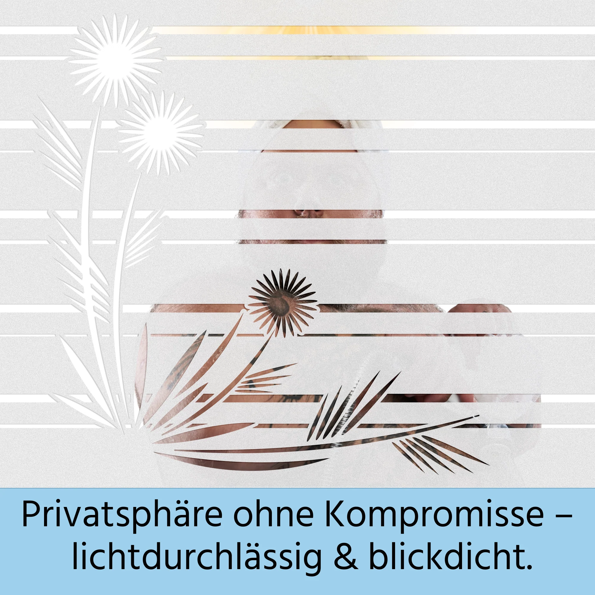 Fensterfolie mit Pflanzenmotiv - Image 4