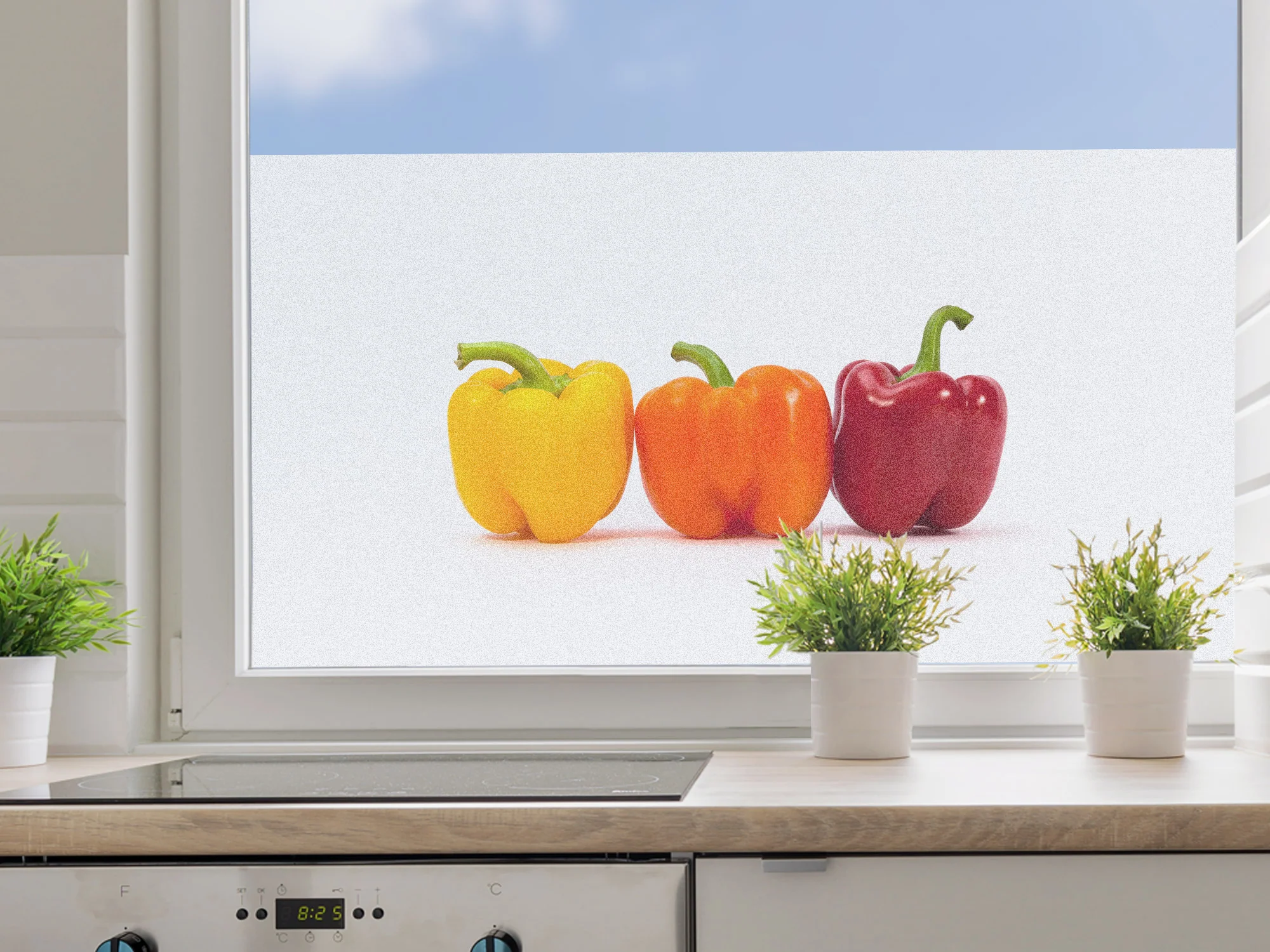 Fensterfolie Paprika Trio - Image 3