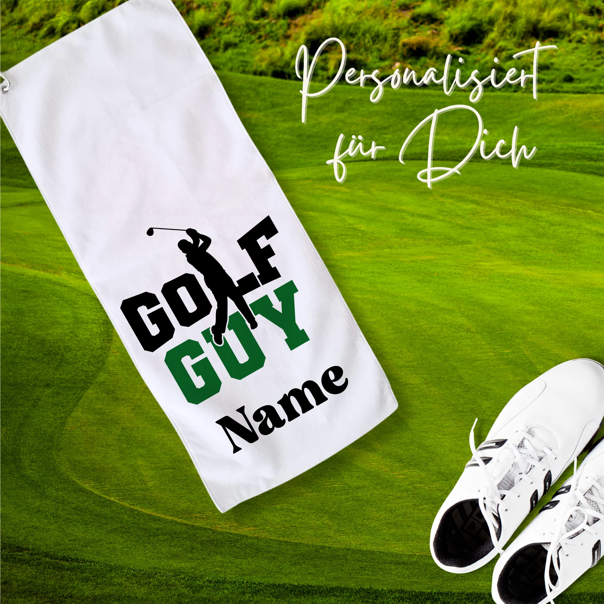 Golftuch für Golfspieler - Persönlicher Style für den Abschlag - Image 2