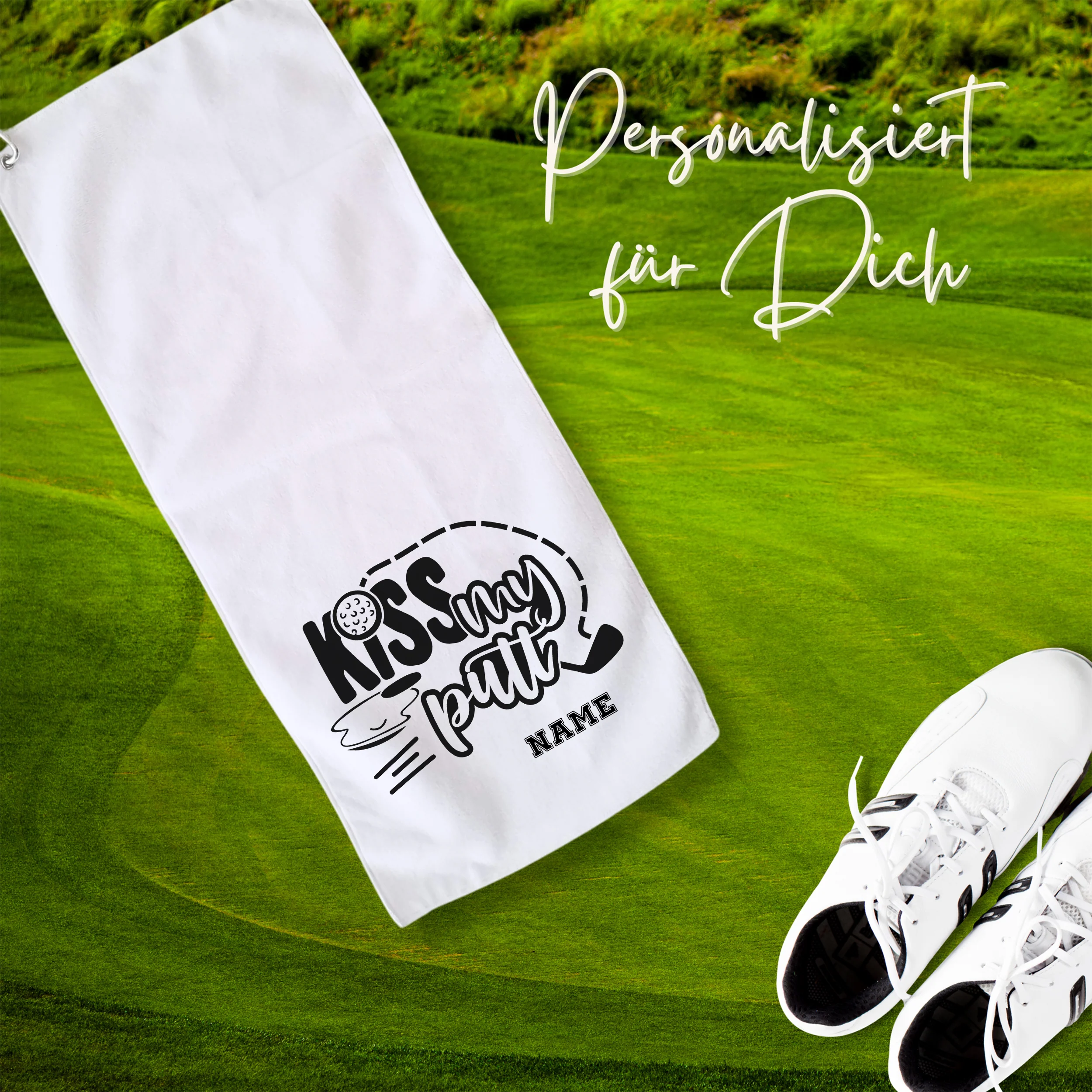 Golftuch Kiss my Putt - Für den perfekten Abschlag - Image 2