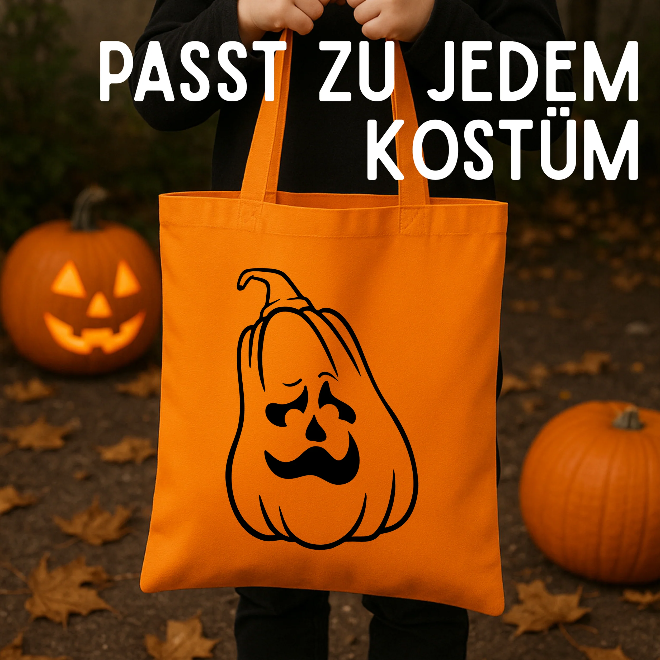 Halloween Tasche mit Grusel-Kürbis - Für die perfekte Halloween-Stimmung - Image 3