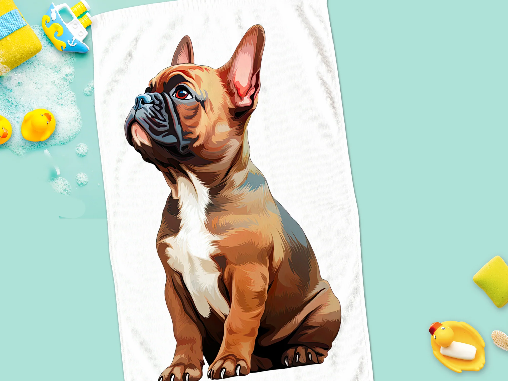 Handtuch Französische Bulldogge - Image 4