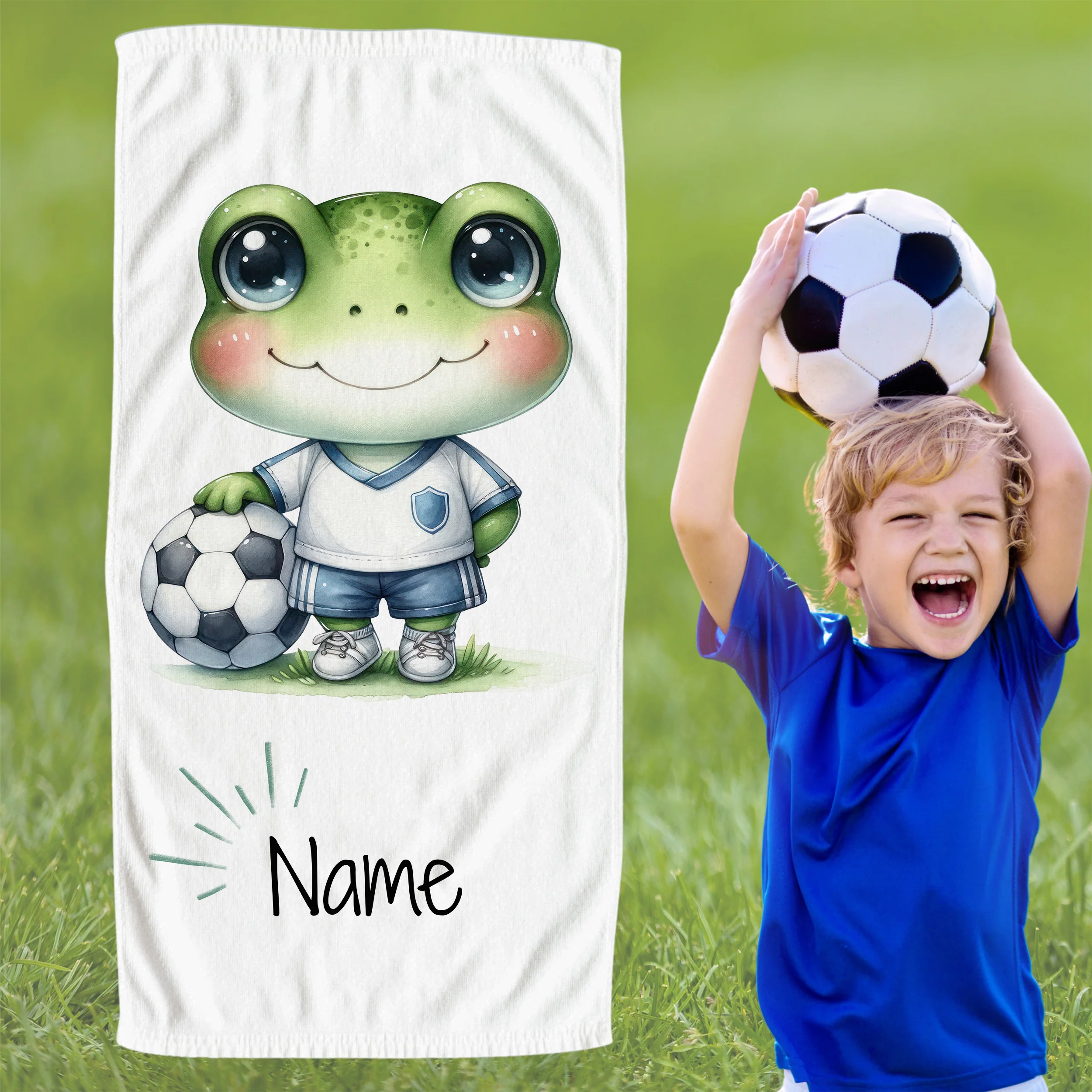 Handtuch Frosch - Für kleine Fußballfans - Image 4