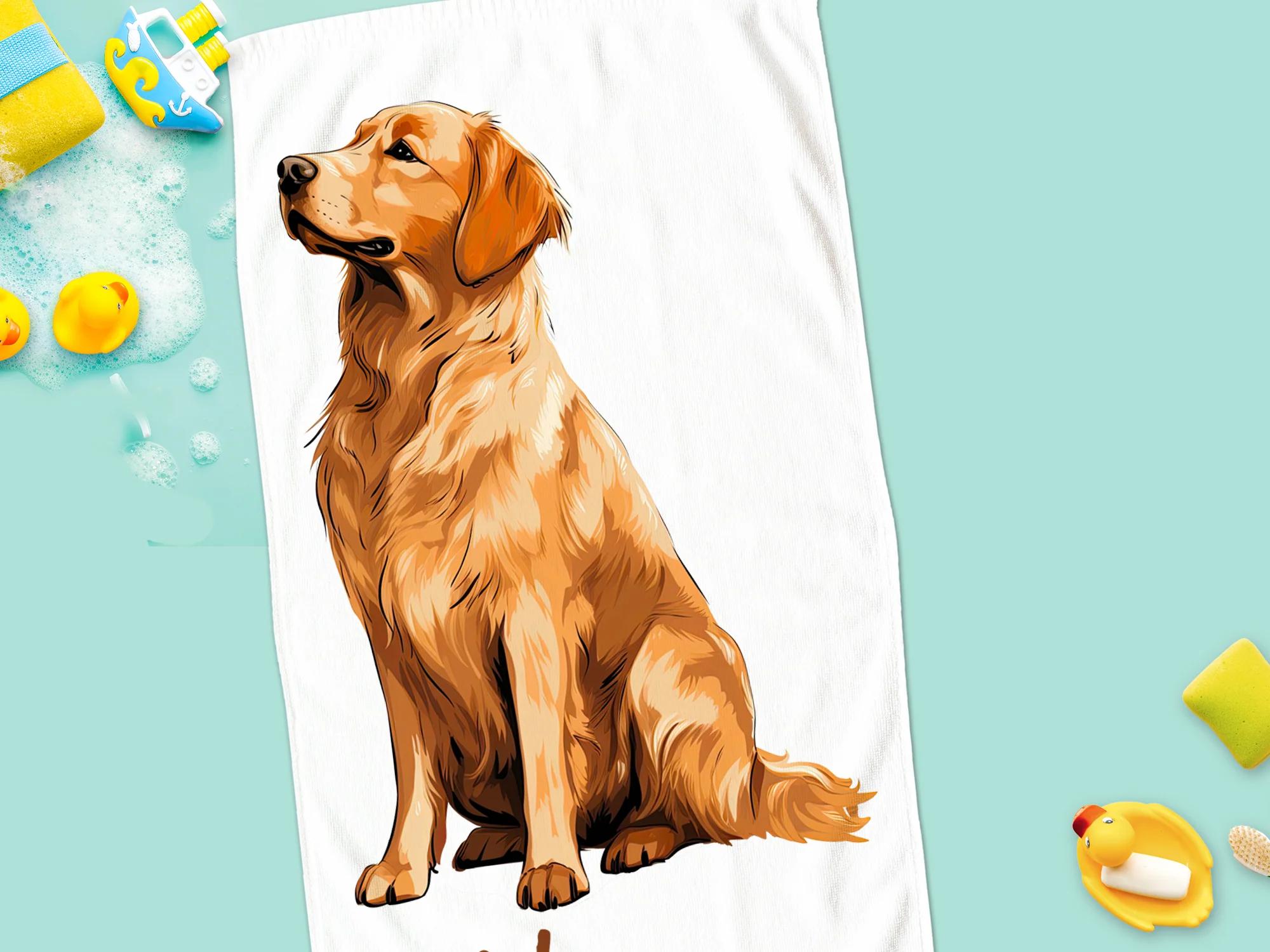 Handtuch Golden Retriever - Image 4