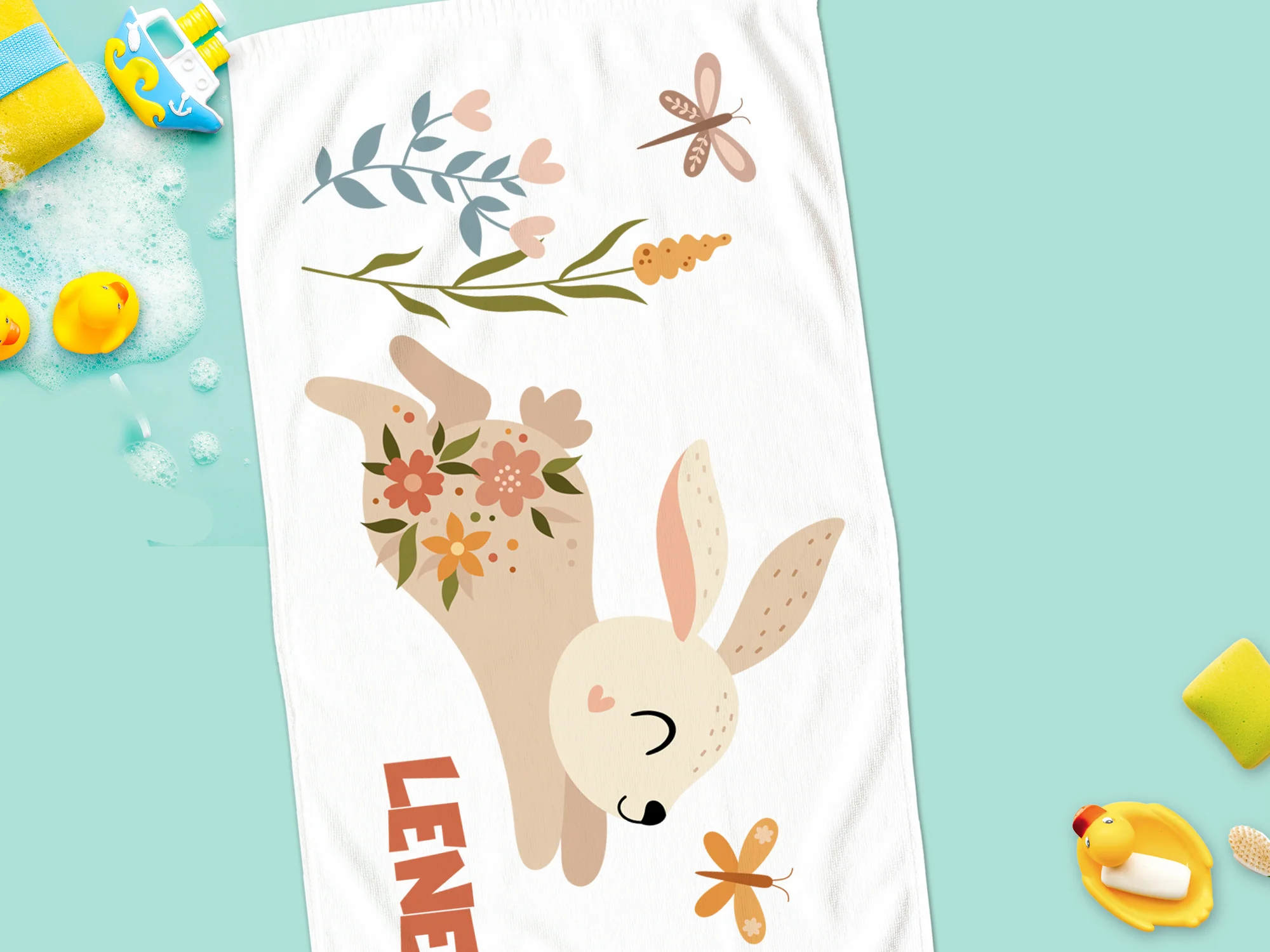 Handtuch Hase - Freude am Baden - Image 4