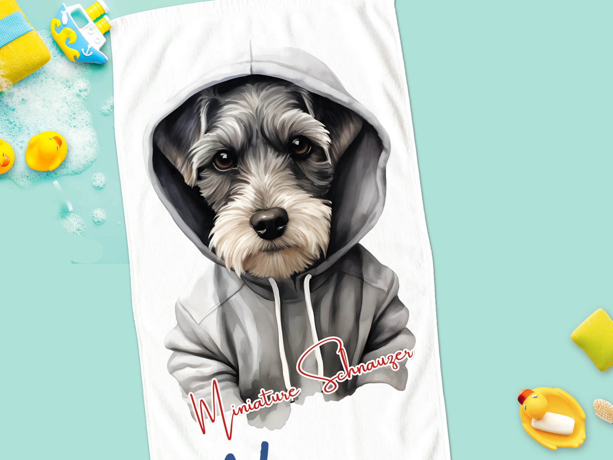 Handtuch Miniature Schnauzer - Image 4