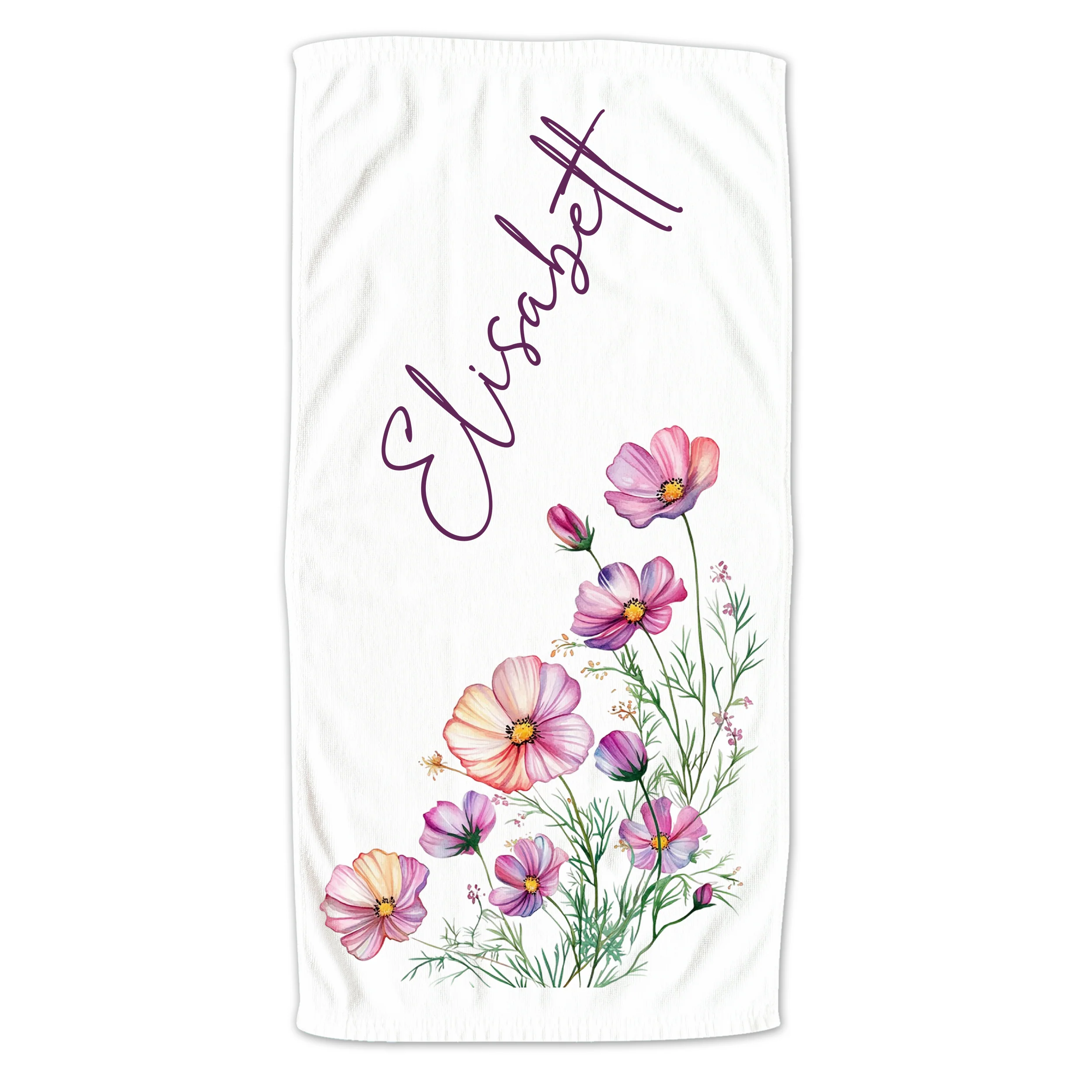 Handtuch mit Blumenmotiv - Für einen Hauch von Frische