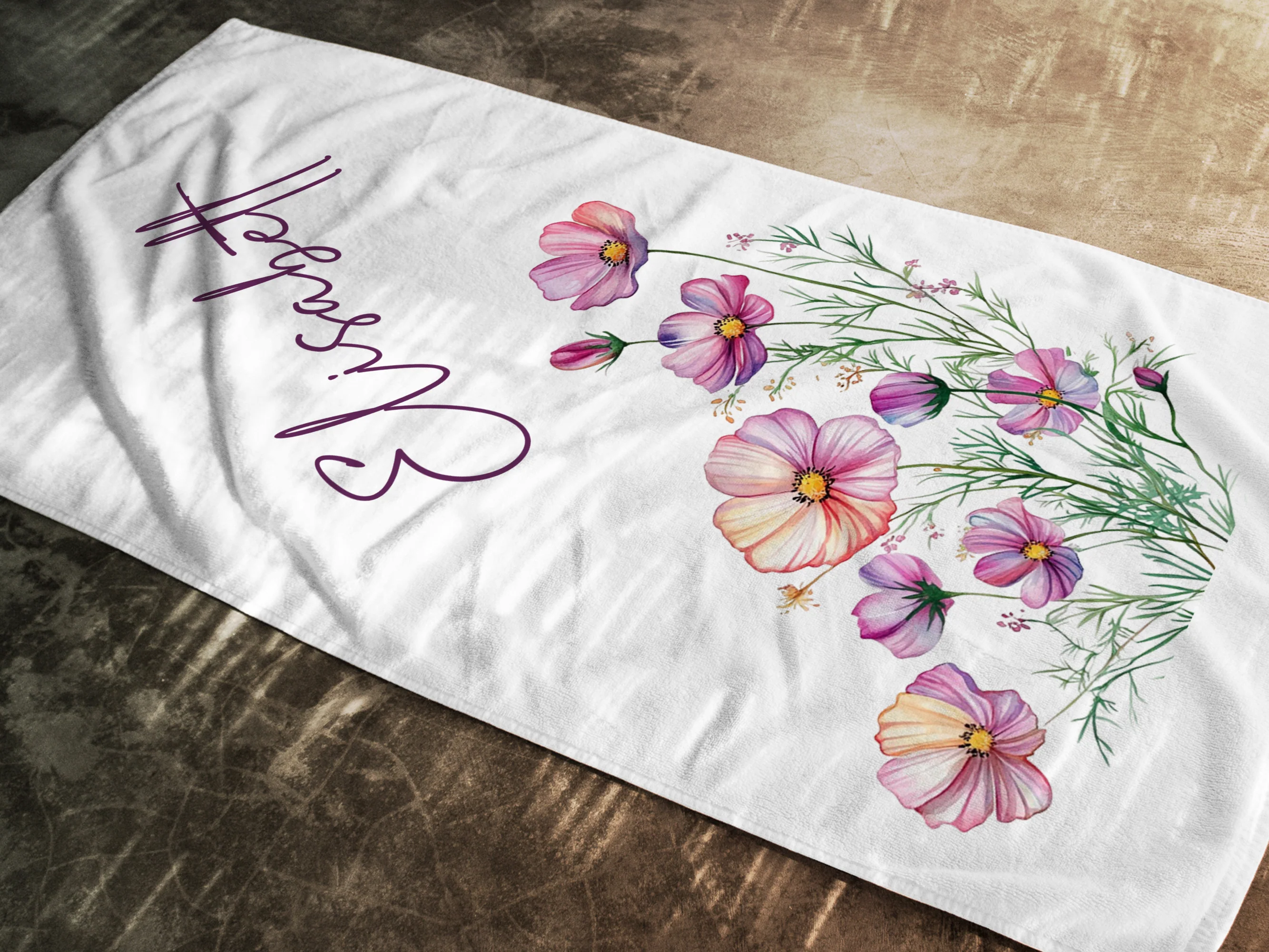 Handtuch mit Blumenmotiv - Für einen Hauch von Frische - Image 2