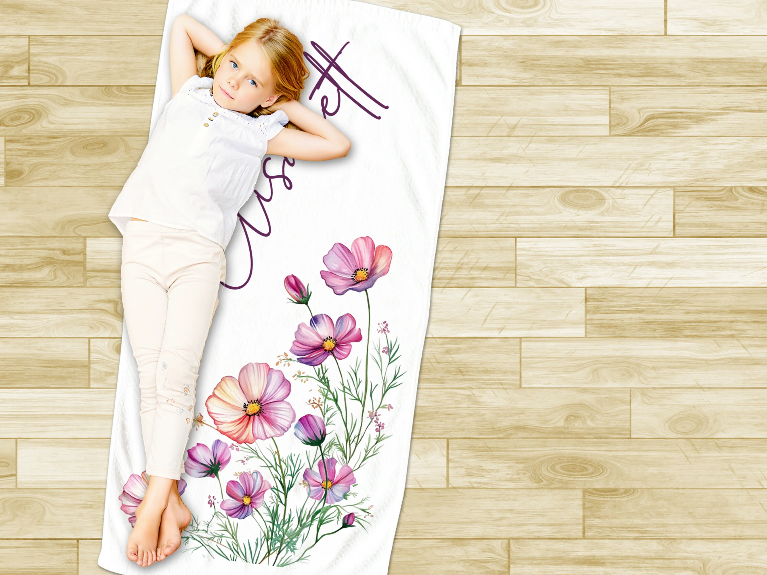 Handtuch mit Blumenmotiv - Für einen Hauch von Frische - Image 3