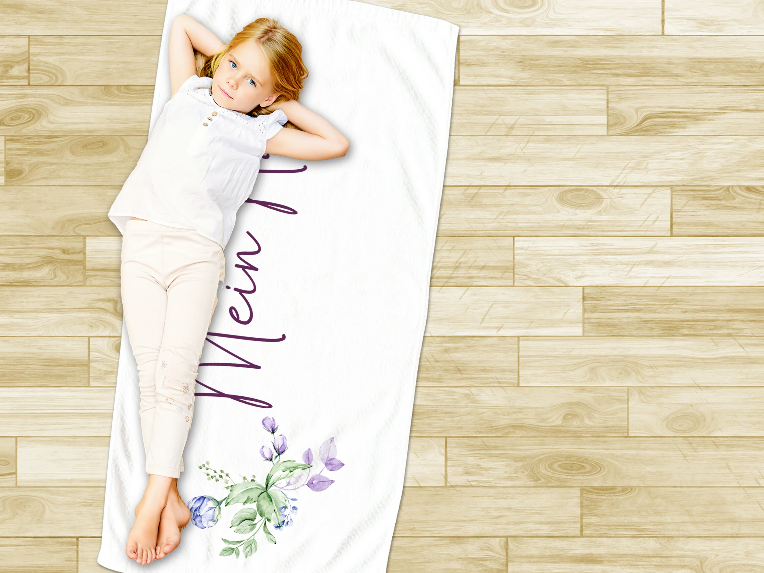 Handtuch mit Blumenmotiv - Persönliche Note für dein Badezimmer - Image 3