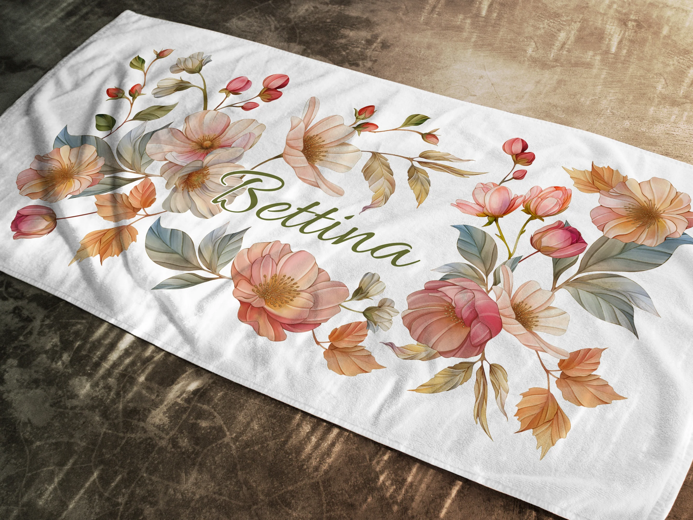 Handtuch mit floralen Motiven - Image 2