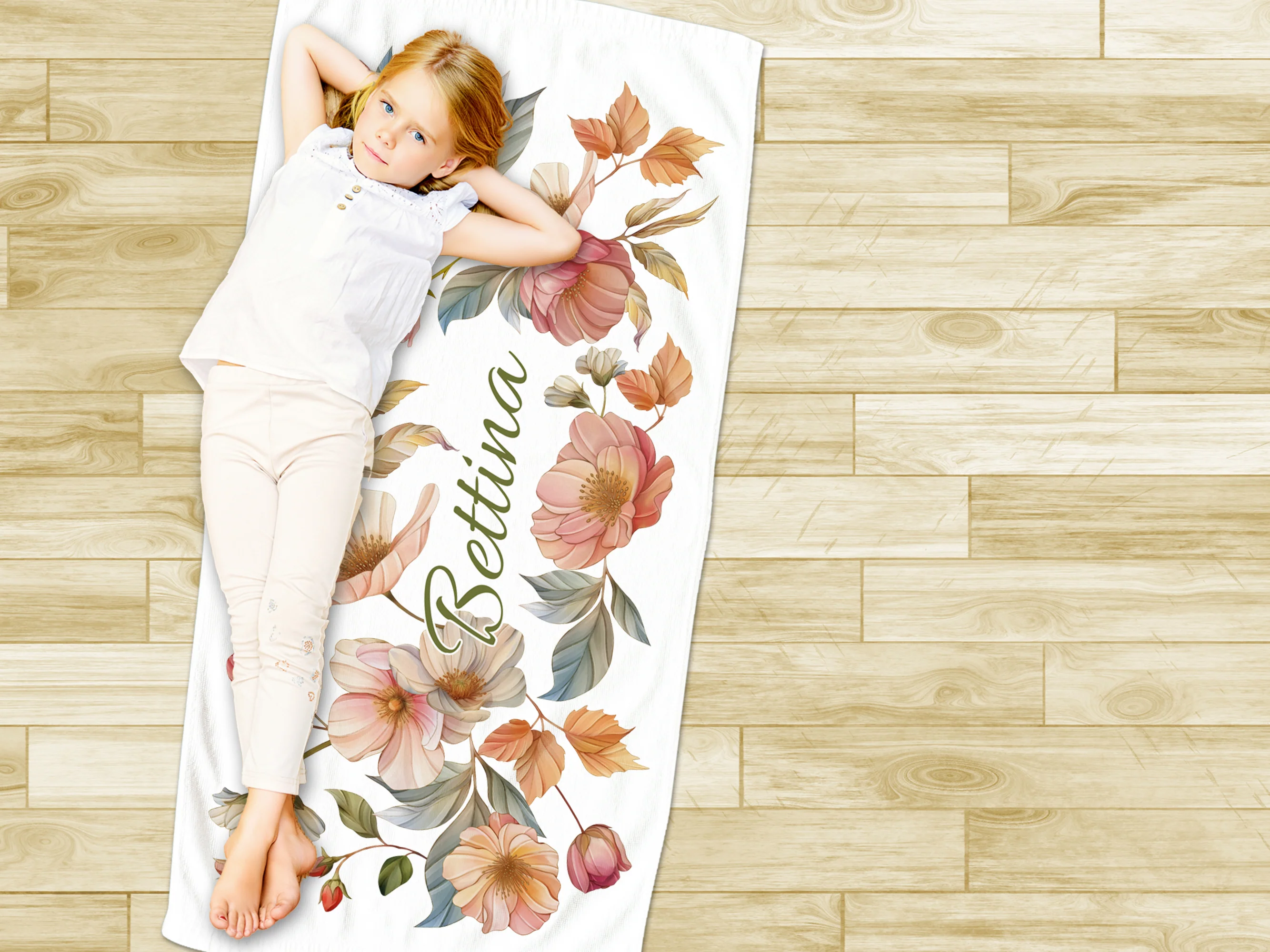 Handtuch mit floralen Motiven - Image 3