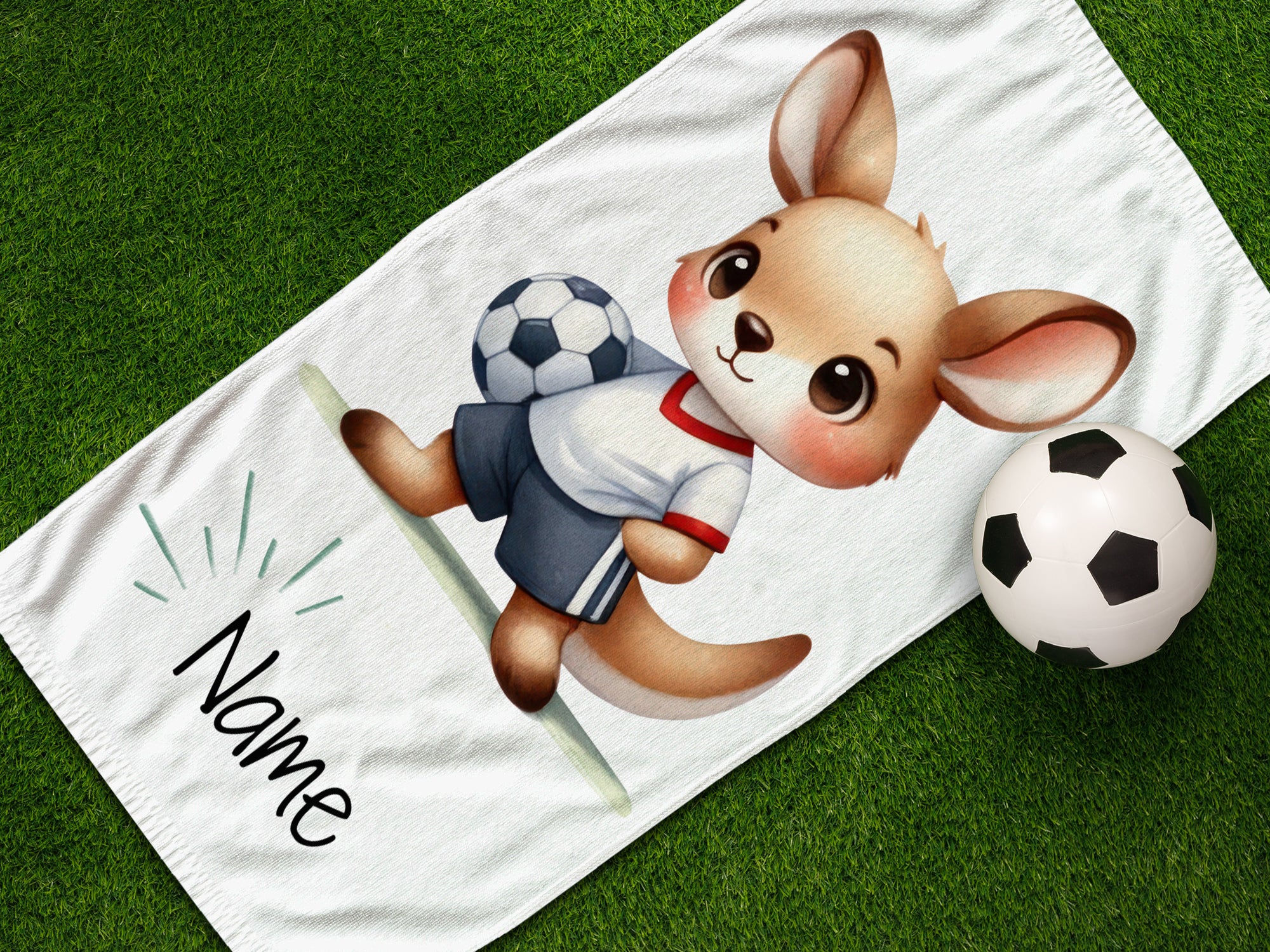 Handtuch mit Fußball-Känguru - Image 3